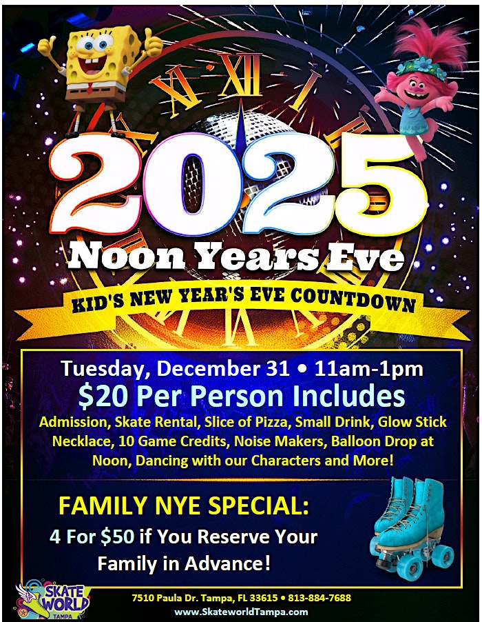 Noon Year’s Eve 2025 – Tampa, FL