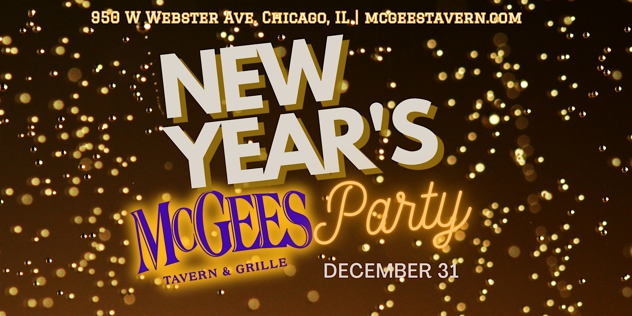 New Year’s Eve at McGee’s – Chicago, IL