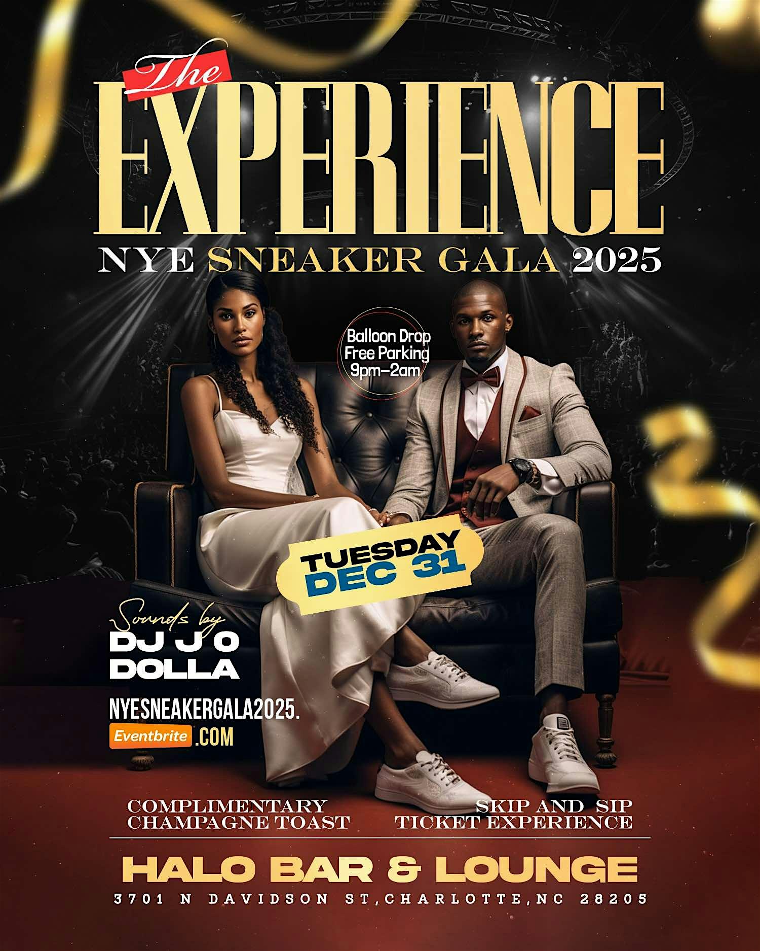 THE EXPERIENCE: NYE SNEAKER GALA 2025. – Charlotte, NC