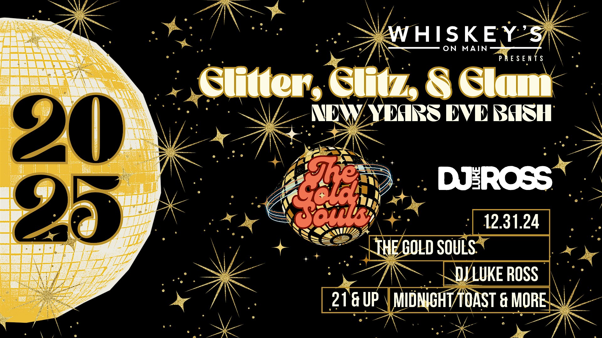 Glitter, Glitz, & Glam NEW YEARS EVE BASH – Ketchum, ID