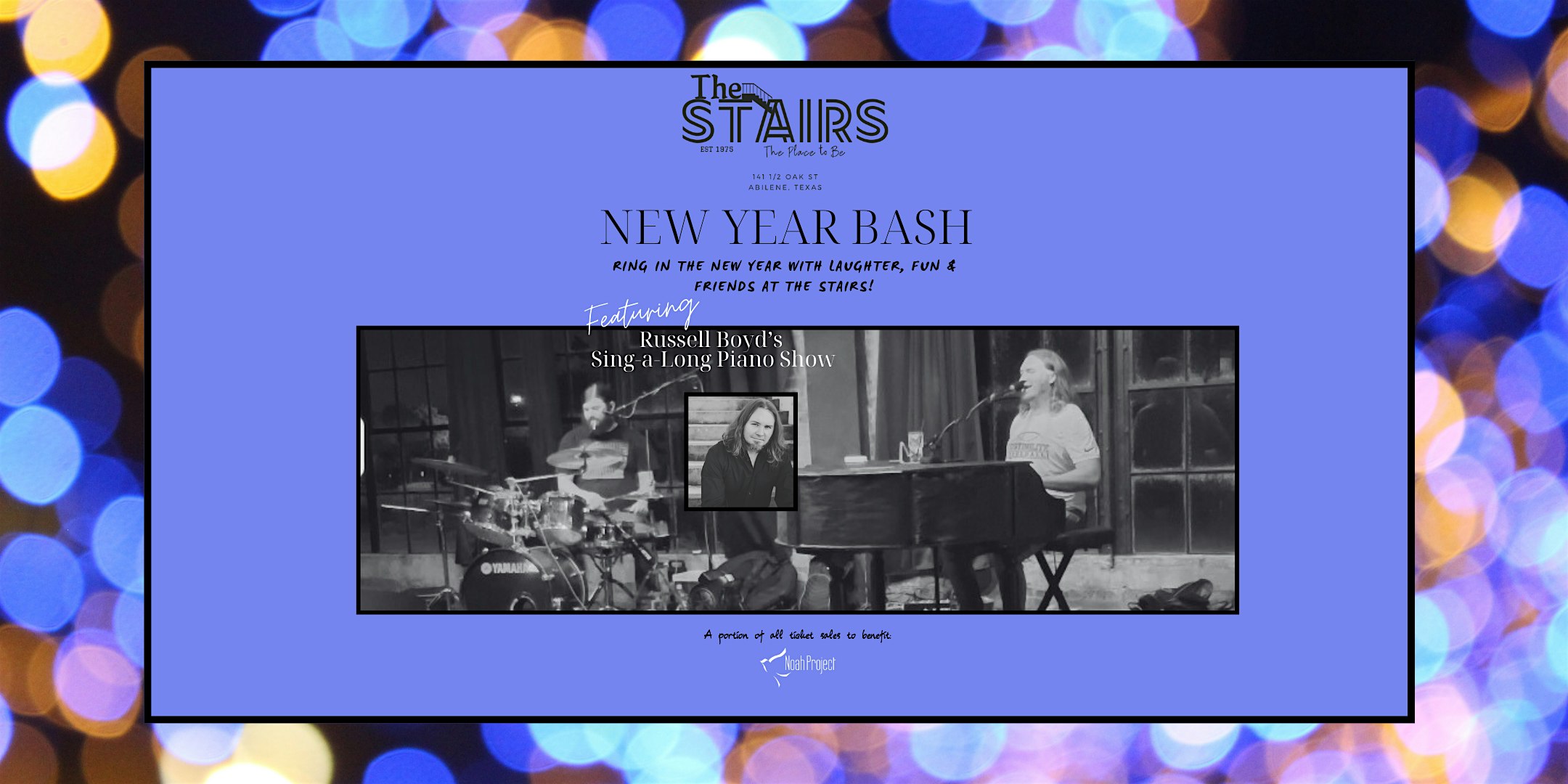 New Years Eve at The Stairs Featuring Russell Boyds Sing-a-Long Piano Show – Abilene, TX