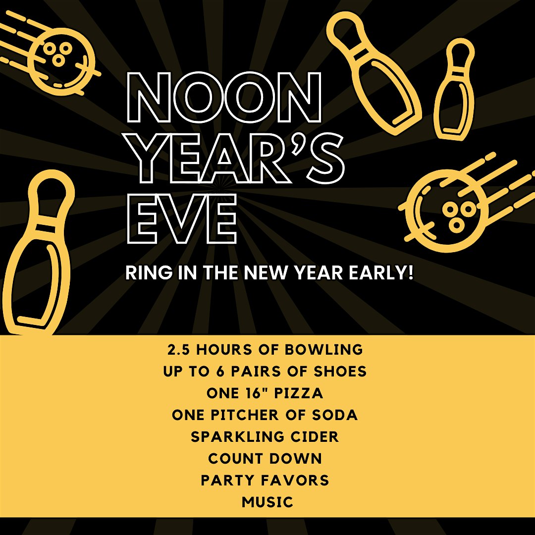 Noon Year’s Eve at Colonial Lanes – Rochester, MN