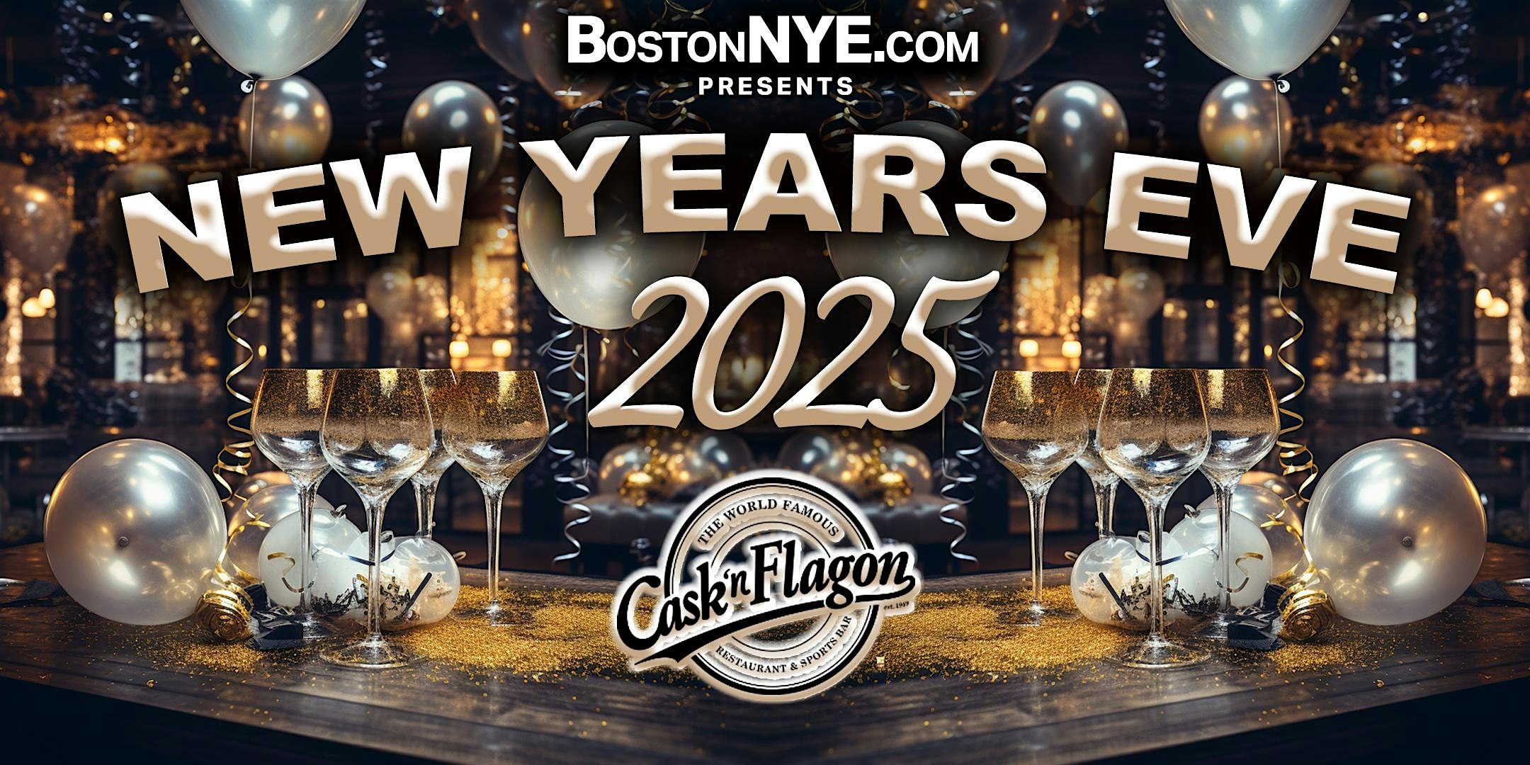 CASK N FLAGON – New Years Eve 2025 – (Fenway) – Boston, MA