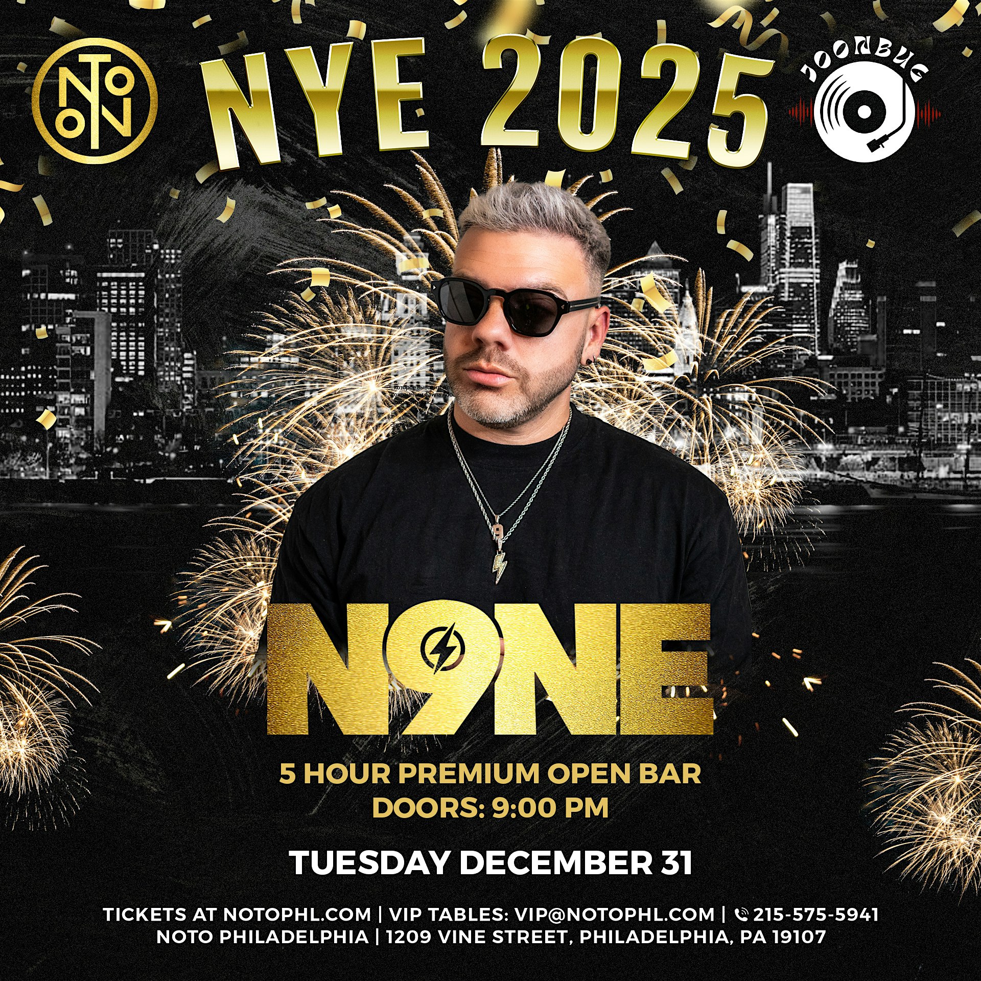 Noto Nightclub NYE Party 2025 – Philadelphia, PA