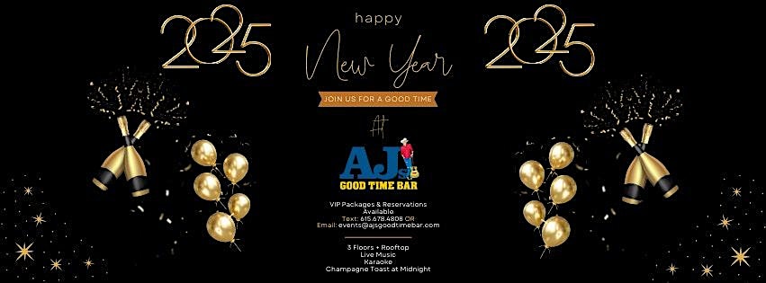 New Year’s Eve at Alan Jackson’s; AJ’s Good Time Bar on Broadway – Nashville, TN