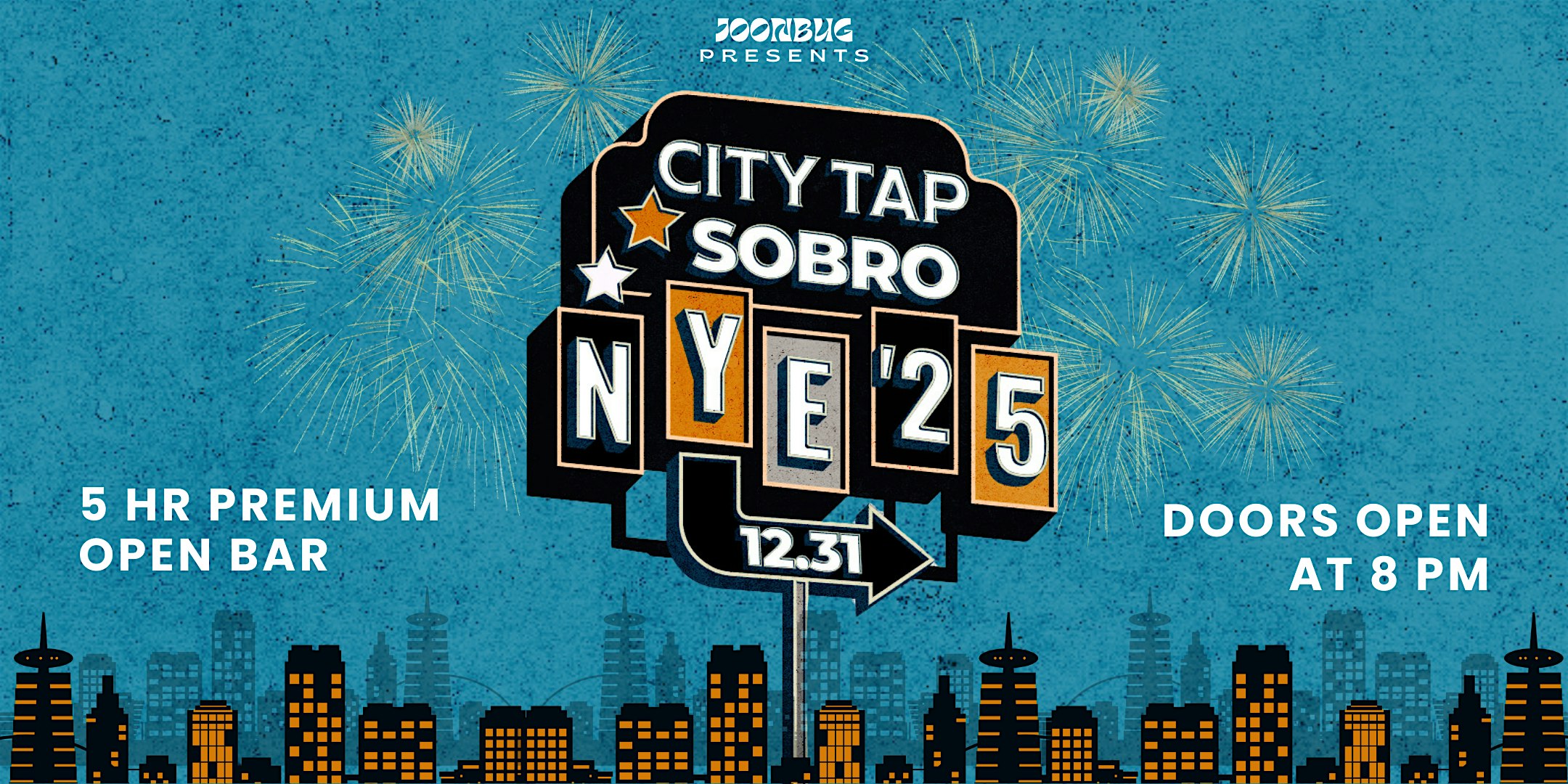 City Tap House Nashville 2025 New Years Eve Party! by JOONBUG PRESENTS – Nashville, TN