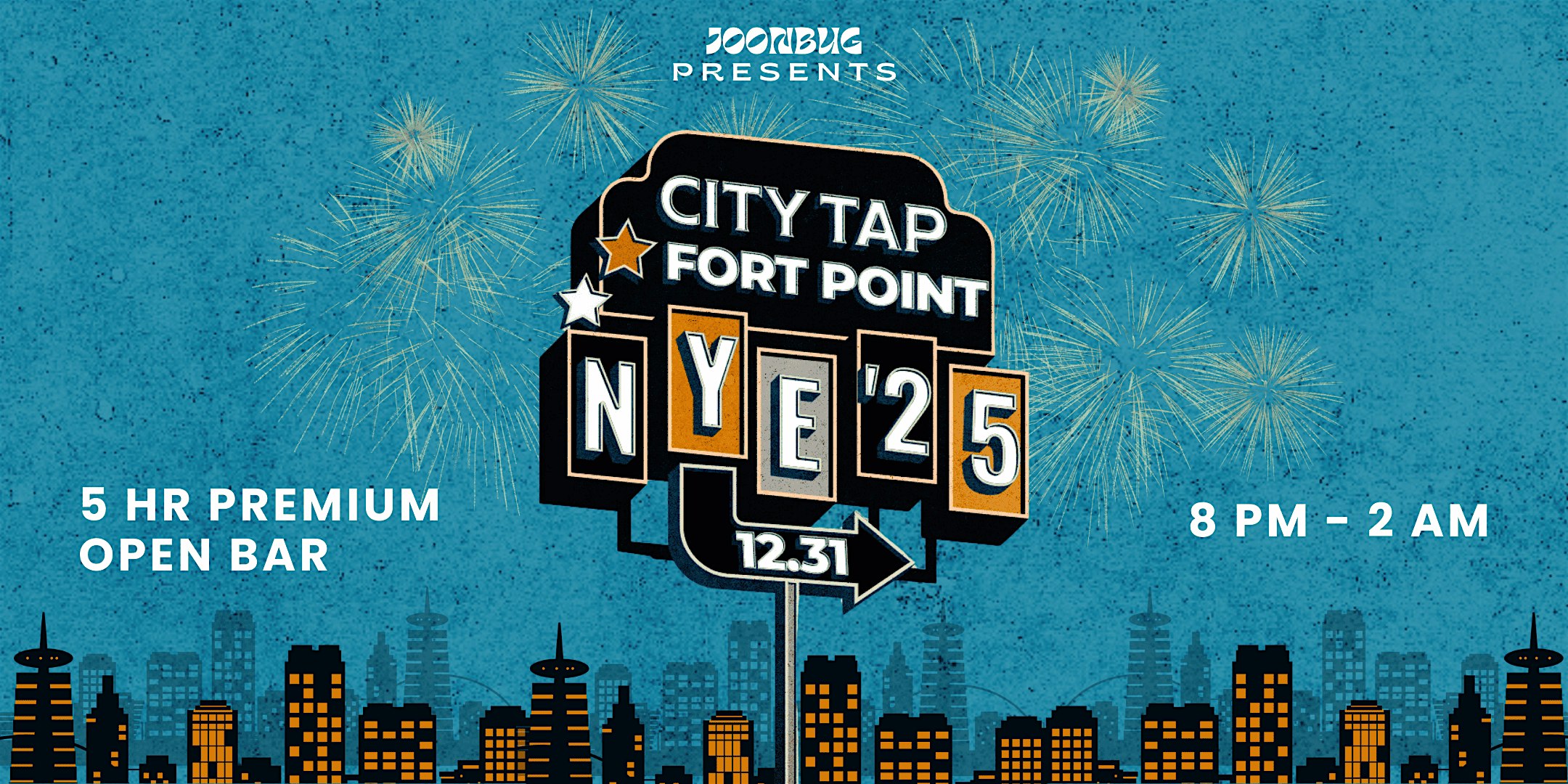 City Tap Fort Point New Years Eve Party 2025 – Boston, MA