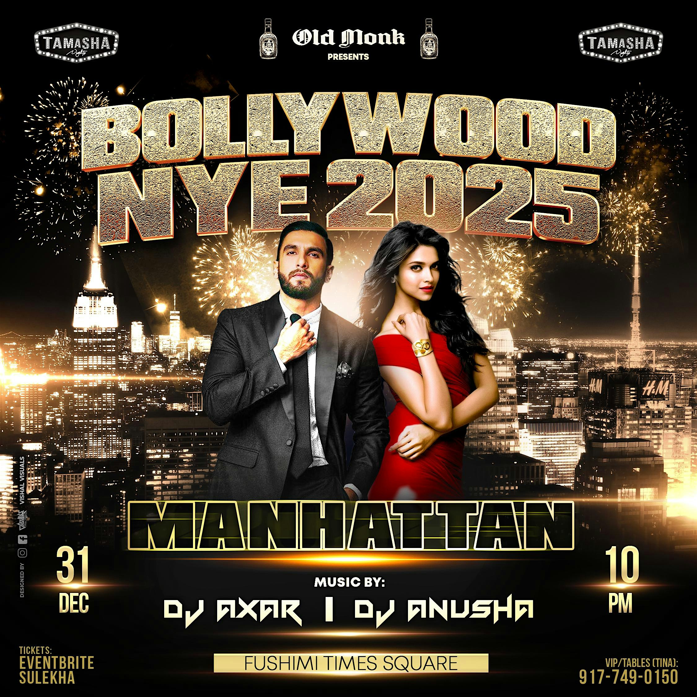 NEW YORK BOLLYWOOD NYE 2025 @FUSHIMI MANHATTAN – New York, NY