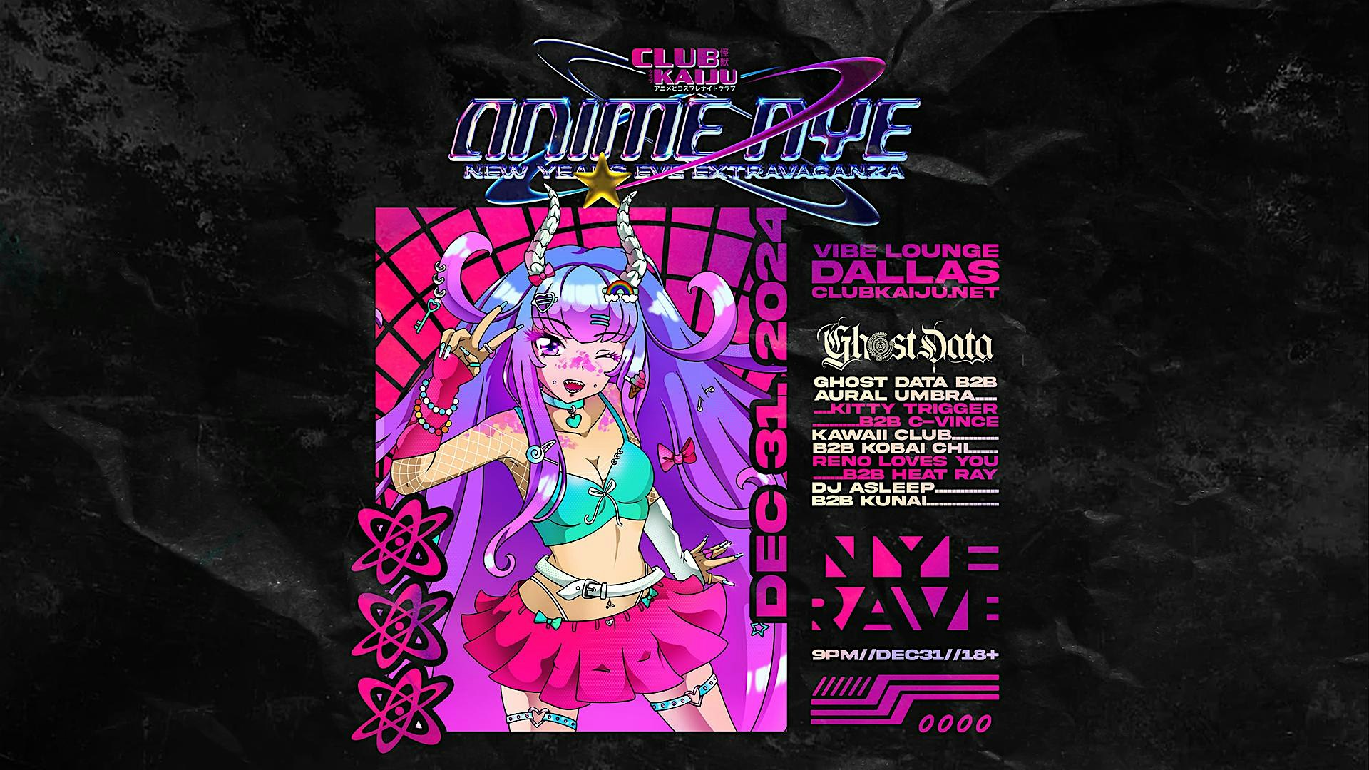 ANIME NYE: New Years Cosplay Rave (DALLAS) – Lewisville, TX