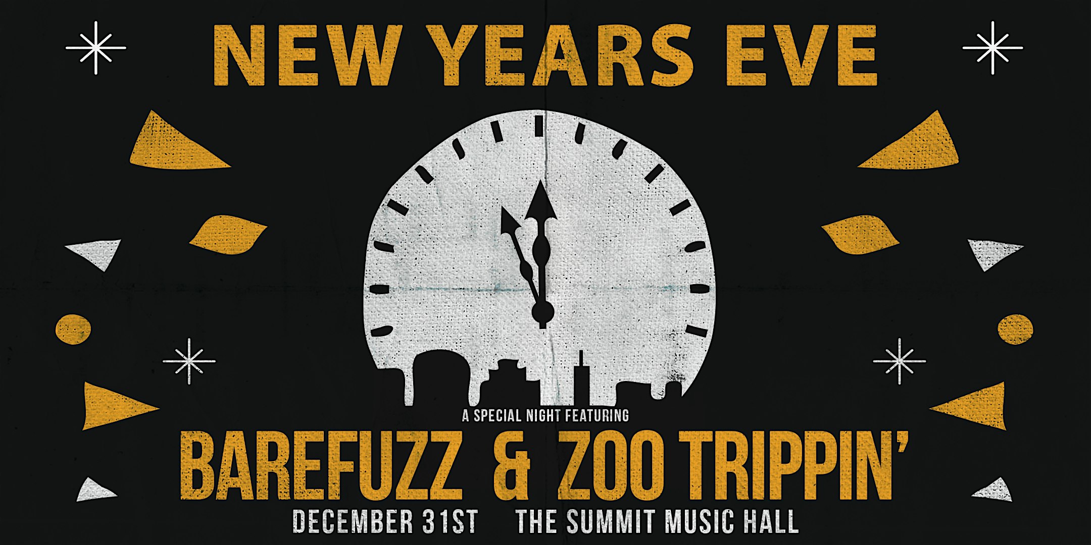 NYE 2025 ft. Barefuzz & Zoo Trippin’ @ The Summit Music Hall – Columbus, OH