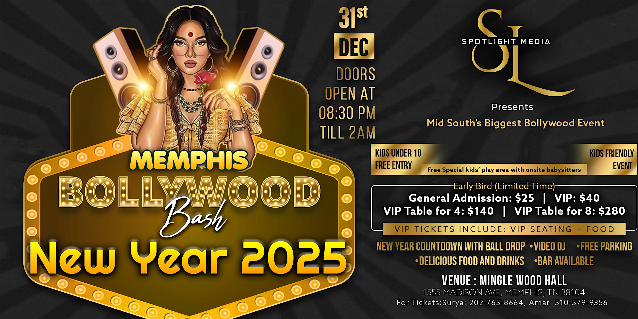 Memphis Bollywood New Year Bash – Memphis, TN