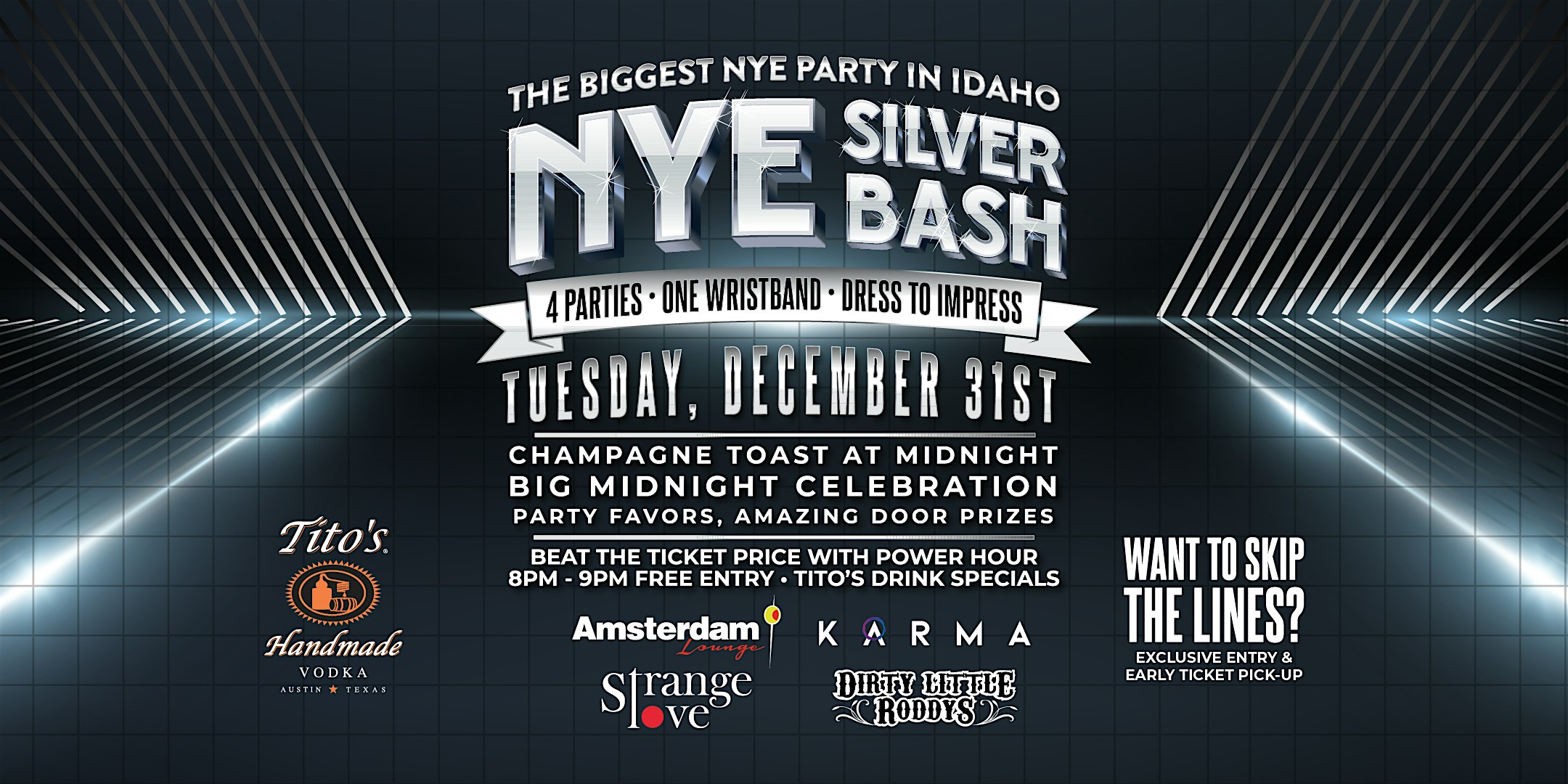 NYE Silver Bash | Official Downtown Boise Block Party – Boise, ID