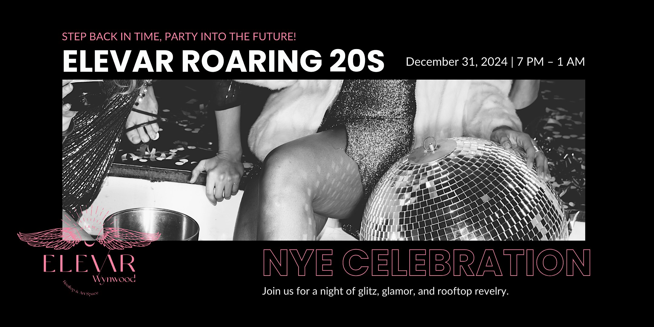 MIAMI ROARING 20’S NYE ROOFTOP PARTY | ELEVAR WYNWOOD – Miami, FL