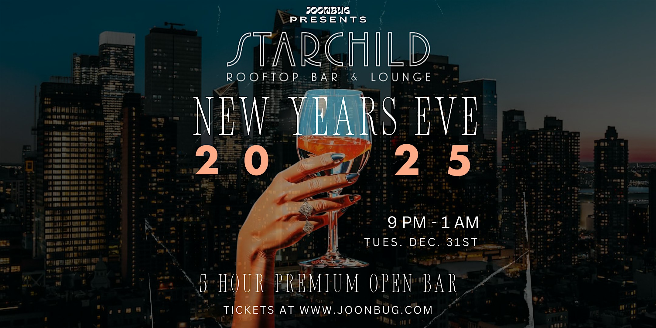 New Years Eve 2025 at Starchild Rooftop – New York, NY