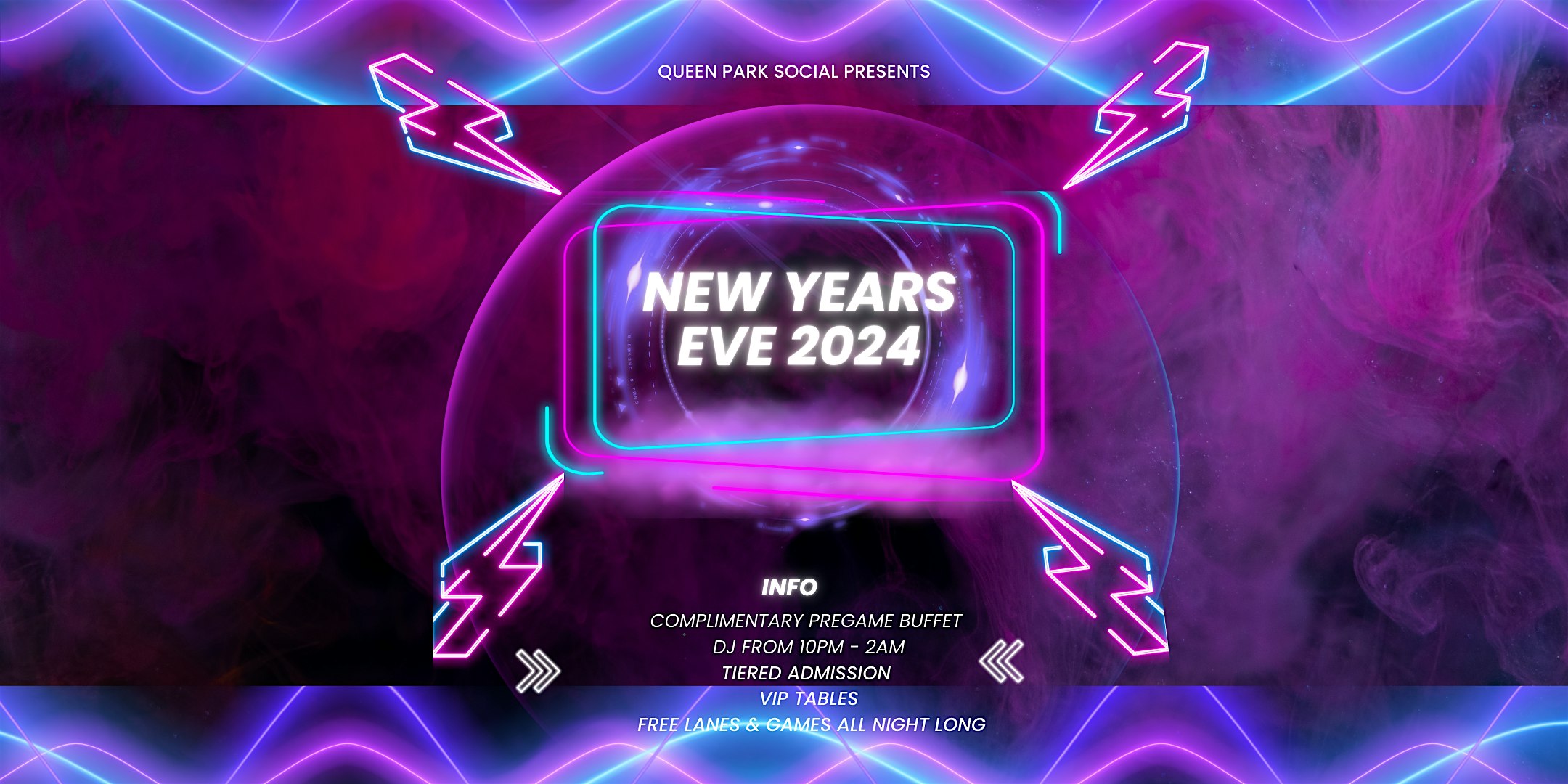 QUEEN PARK SOCIAL NEON NEW YEAR’S EVE ! – Charlotte, NC