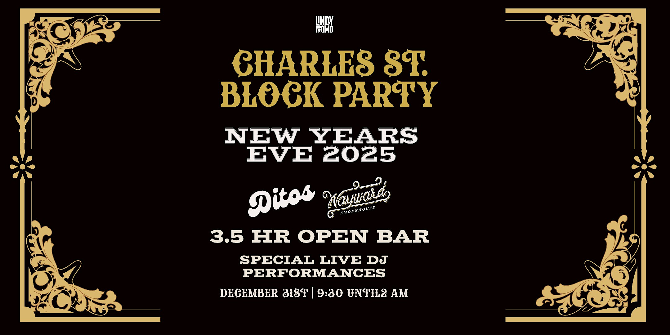 Charles Street Block Party NYE 2025 Presented by Joonbug – Baltimore, MD