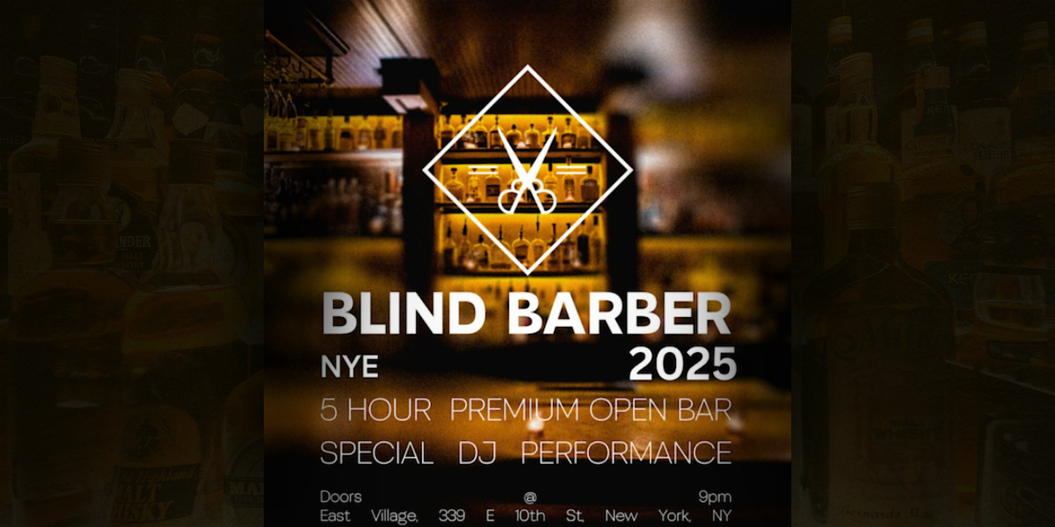 Blind Barber East Village – New Year’s Eve 2025 Presented by Joonbug – New York, NY