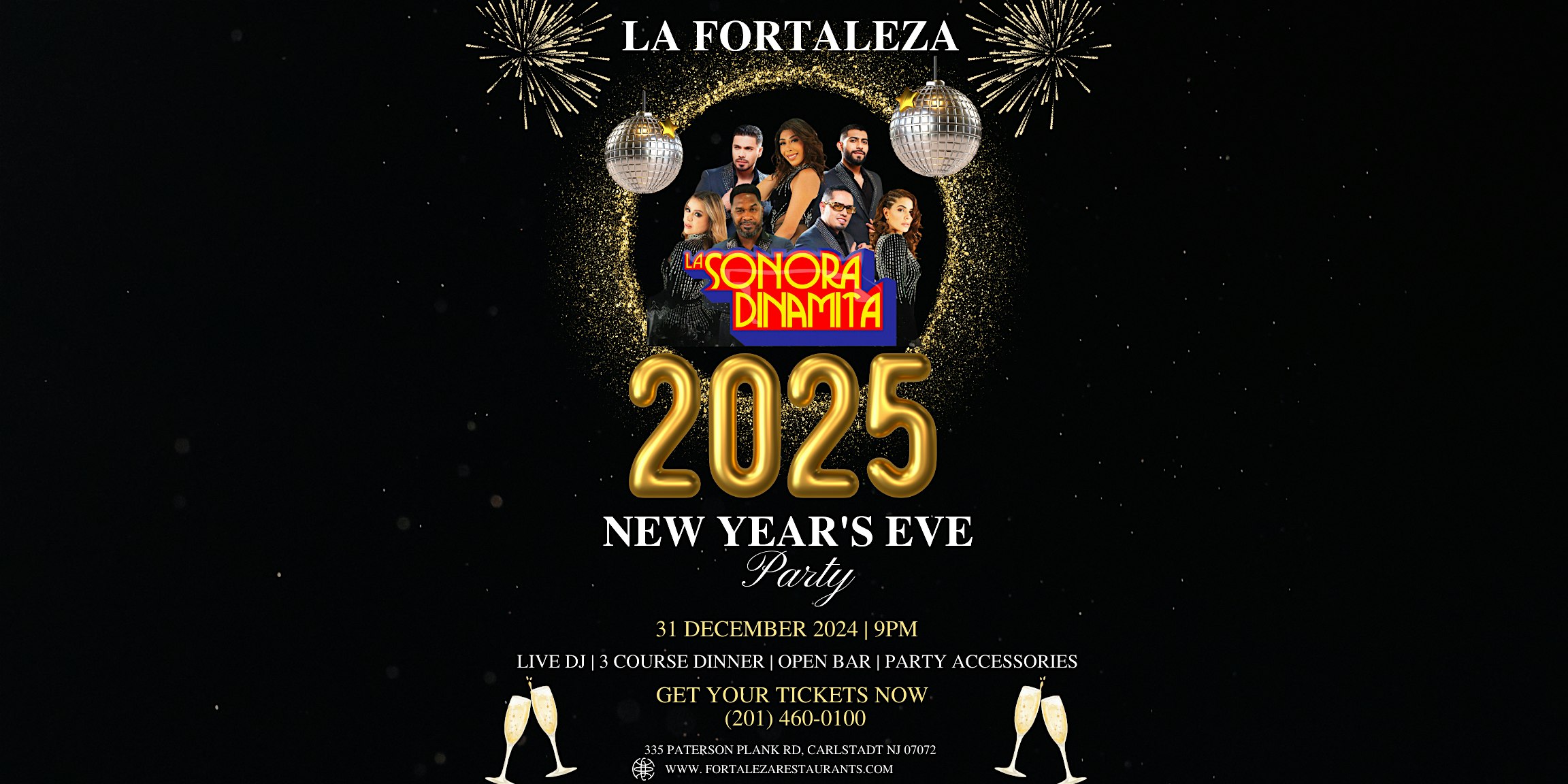 NEW YEARS PARTY WITH LA SONORA DINAMITA – Carlstadt, NJ