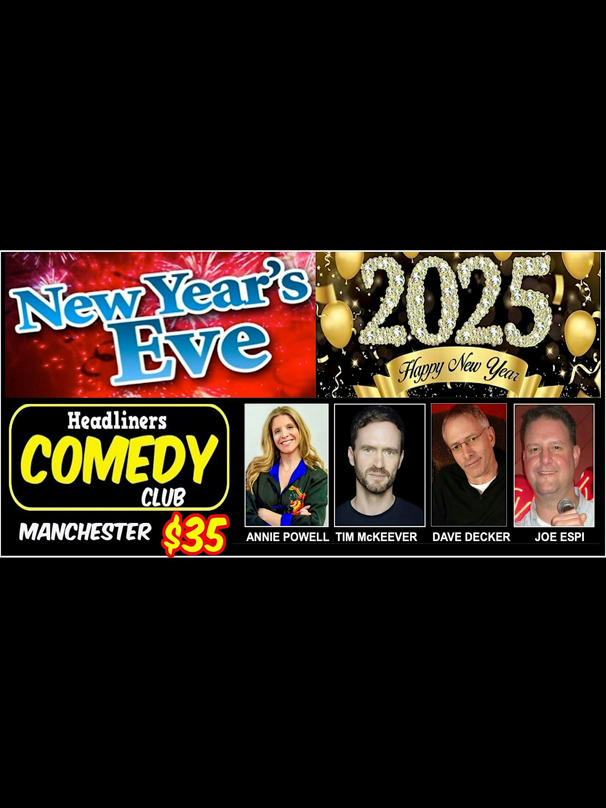 New Years Eve Comedy – Manchester NH – Manchester, NH