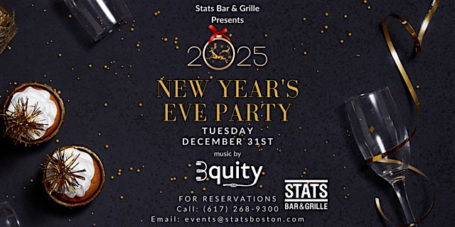 New Year’s Eve @ Stats in South Boston – Boston, MA