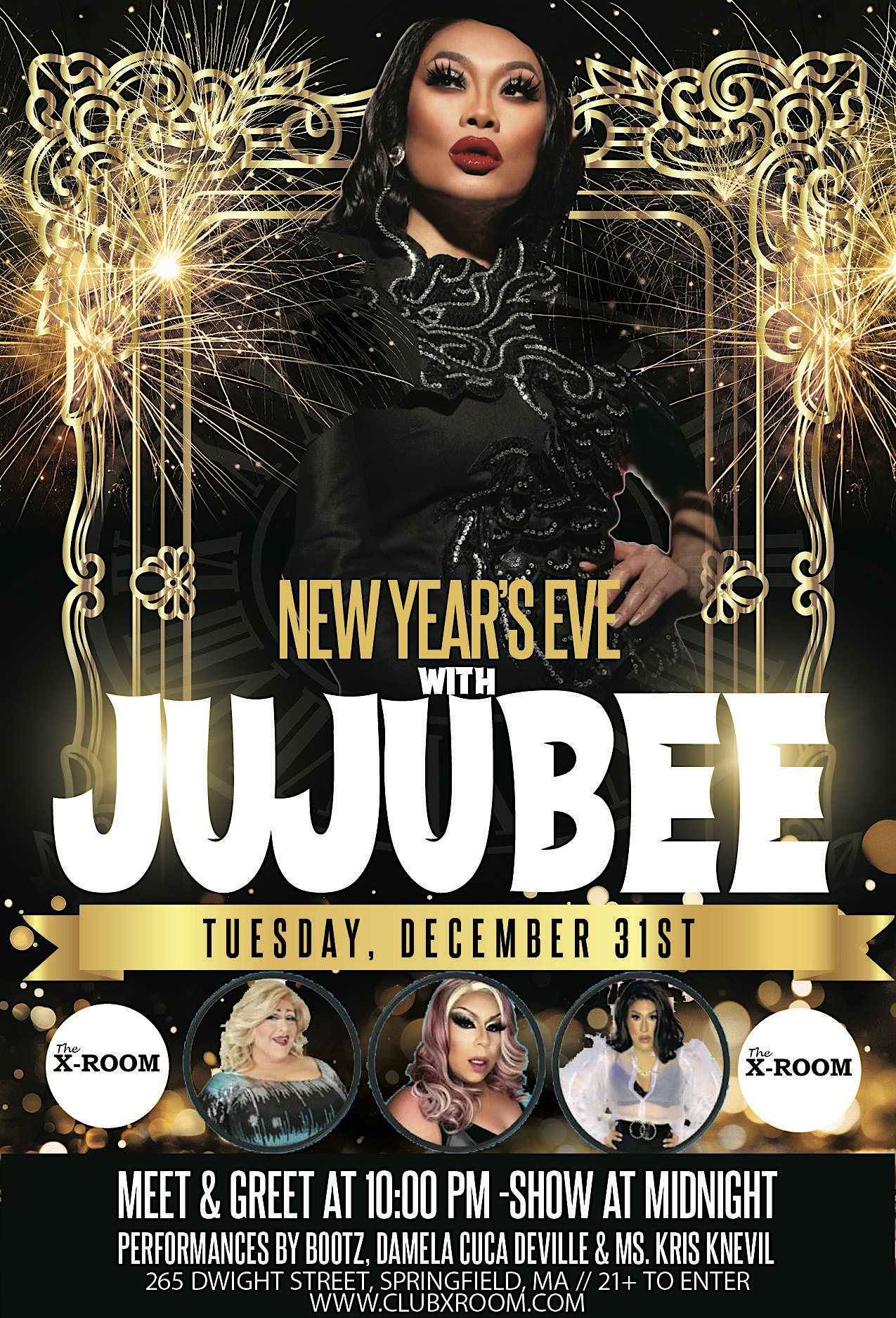 New Years Eve with JUJUBEE – Springfield, MA