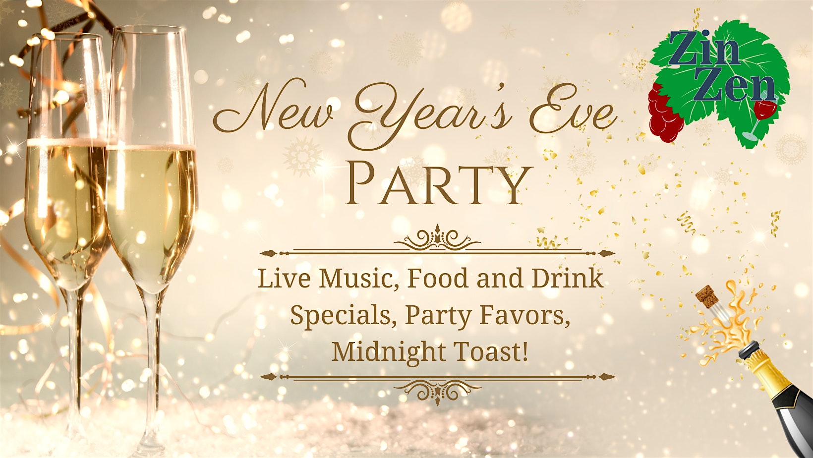 Zin Zen’s New Year’s Eve Party! – McKinney, TX