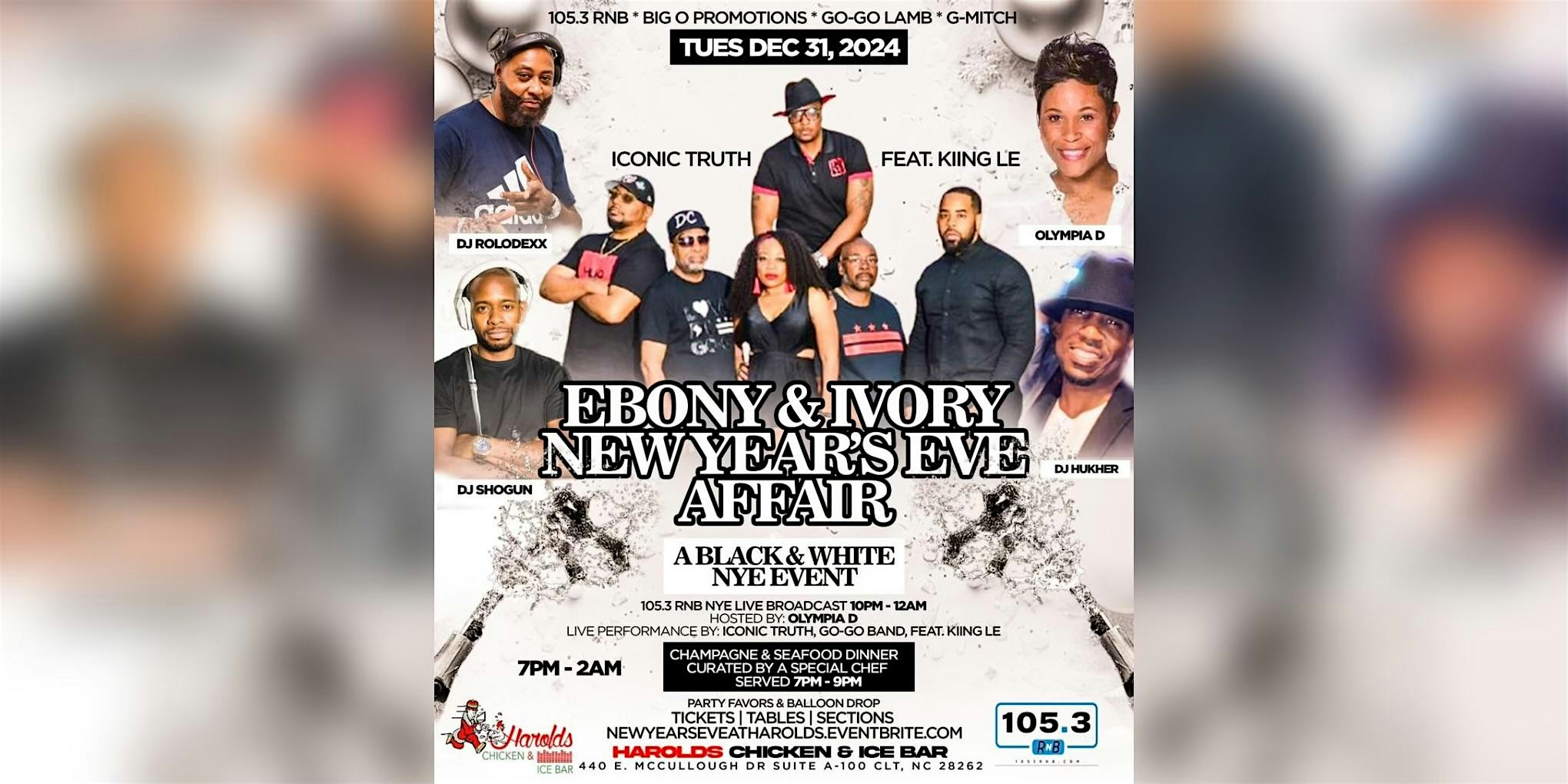 The Ebony & Ivory NYE Affair – Charlotte, NC