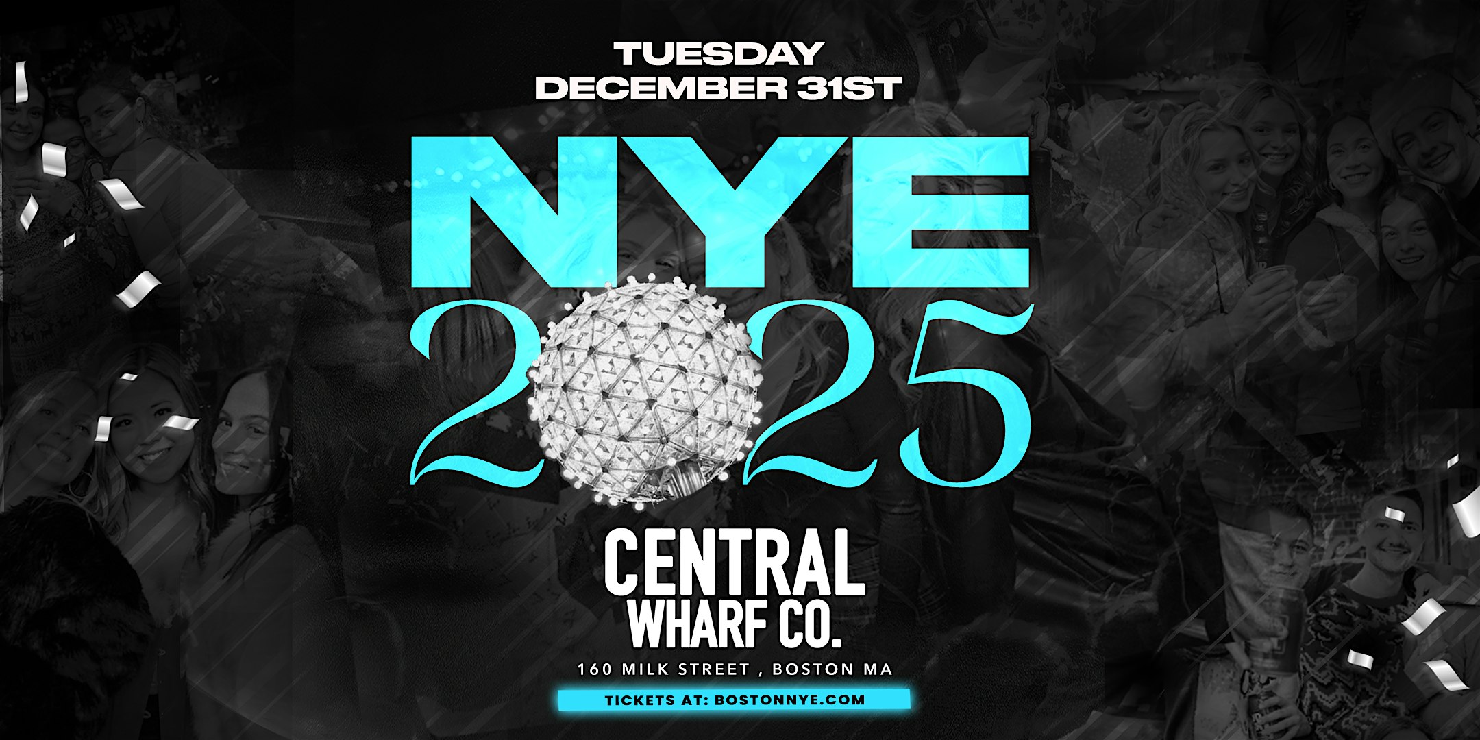 CENTRAL WHARF CO. – New Years Eve 2025 – (Financial District) – Boston, MA