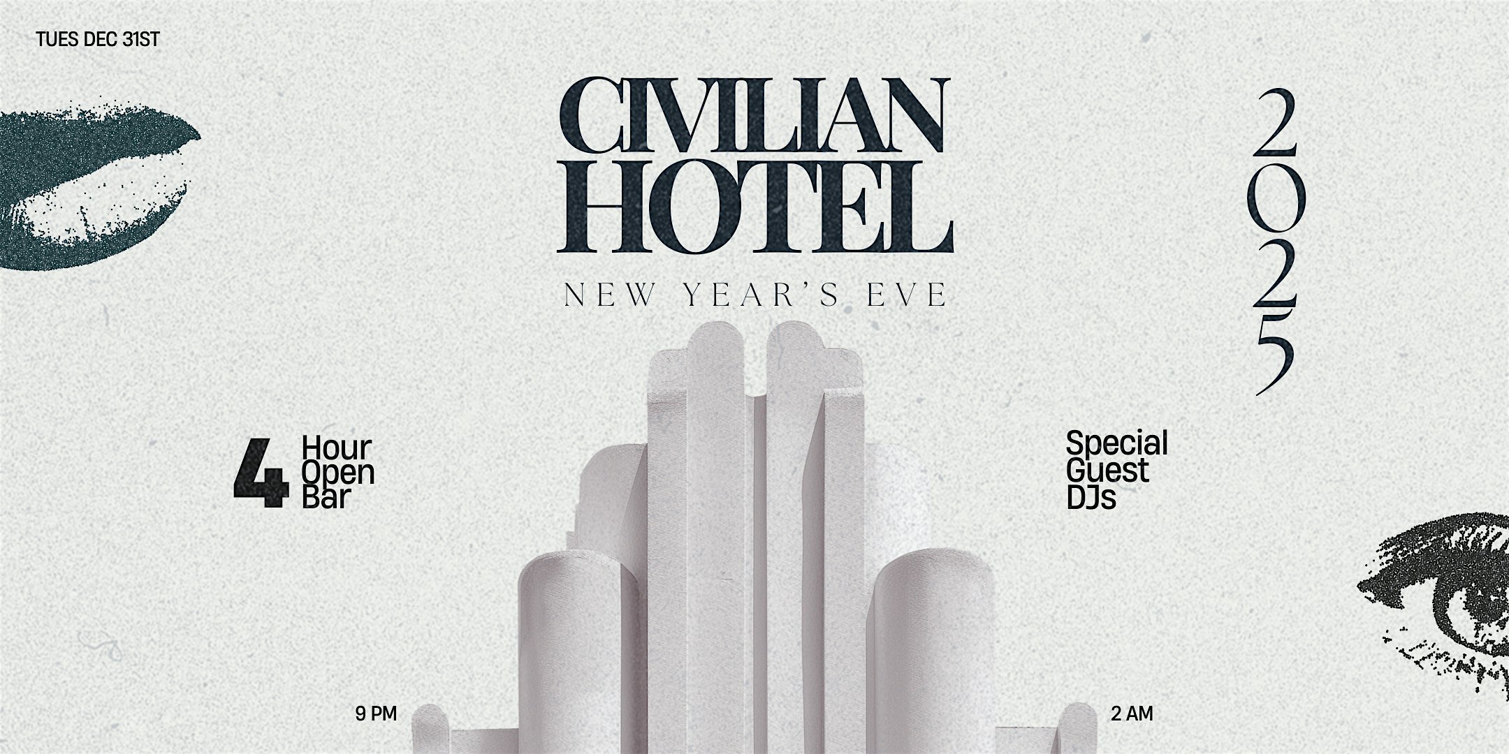 New Years 2025 Celebration at Civilian Hotel! – New York, NY