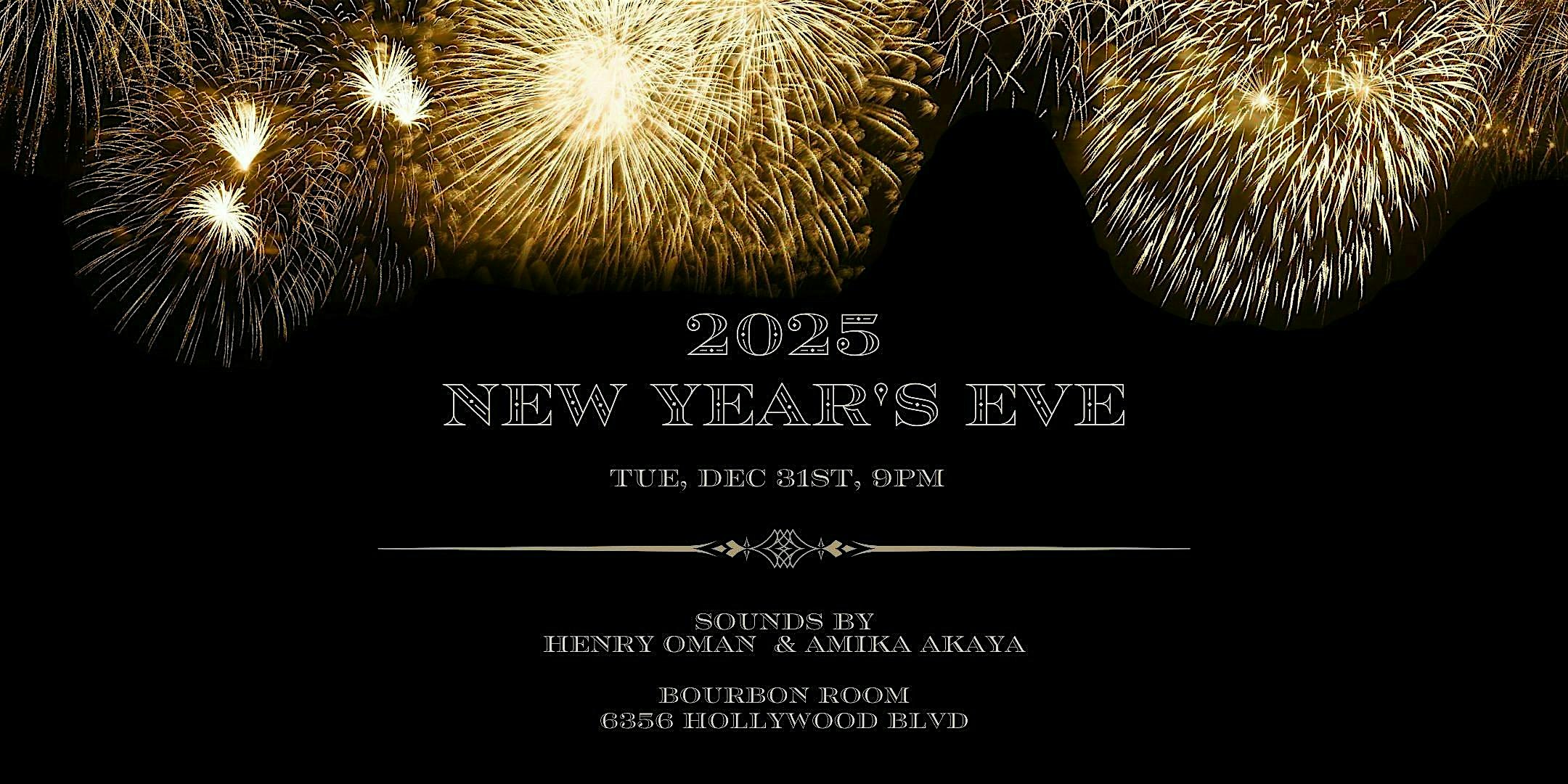 Casino Royale New Years Eve 2025 @ hollywood hotspot The Bourbon Room – Los Angeles, CA