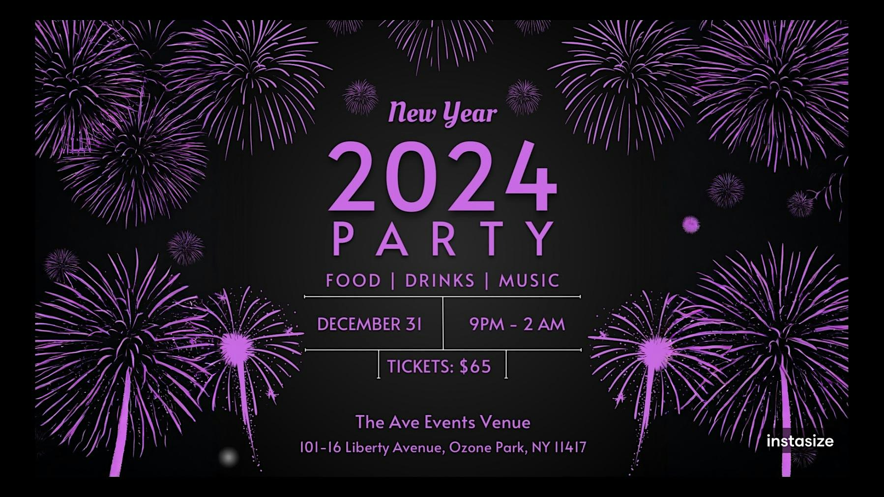 New Years Eve 2024 – The Ave EV – Queens, NY