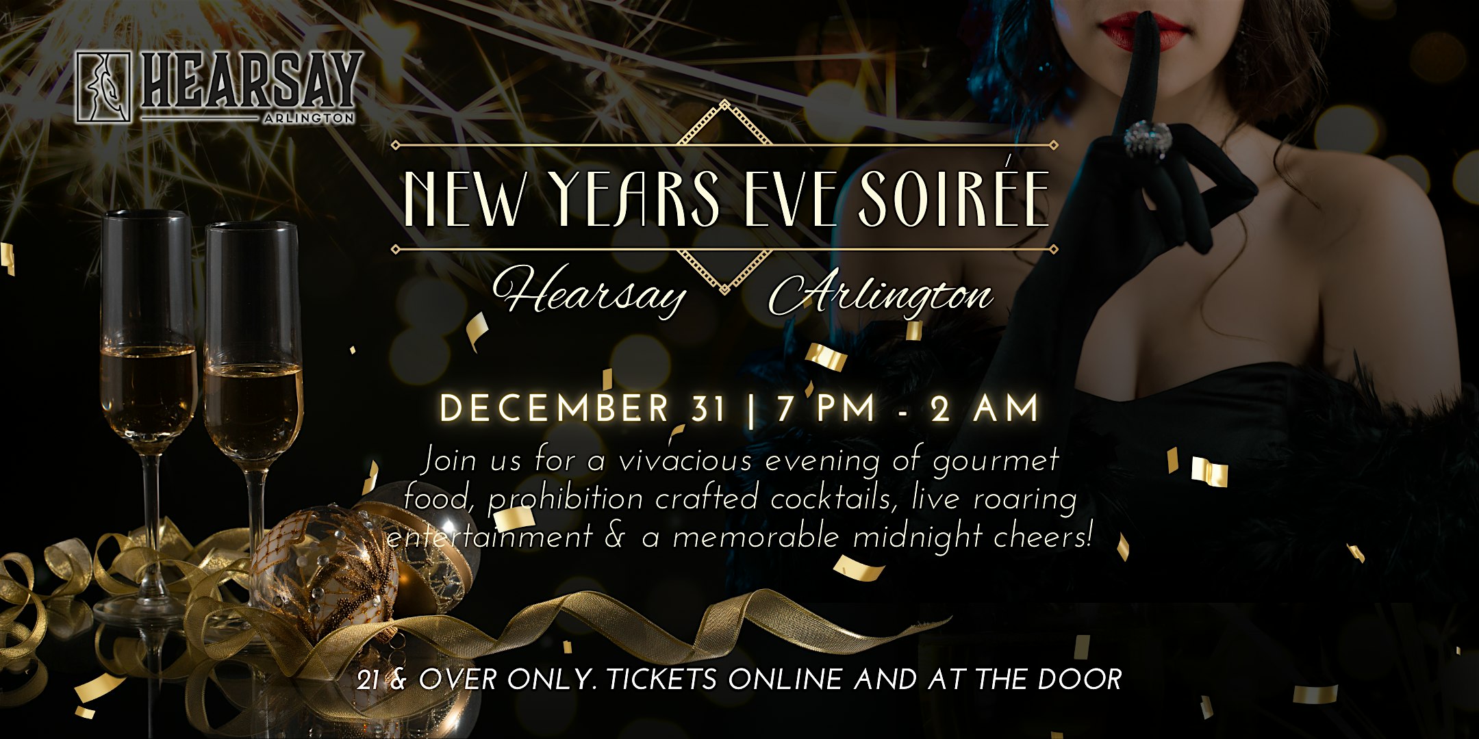 New Years Eve Soiree at Hearsay Arlington – Arlington, TX