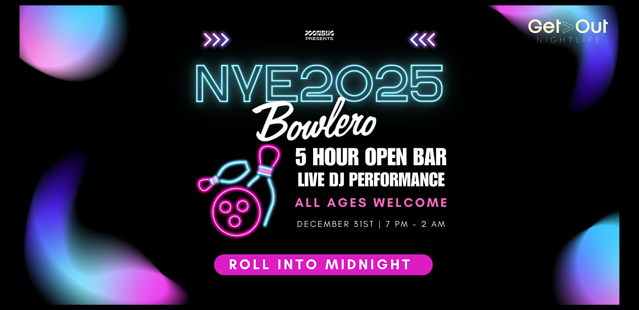 All Ages New Years 2025 – Celebration at Bowlero – New York, NY