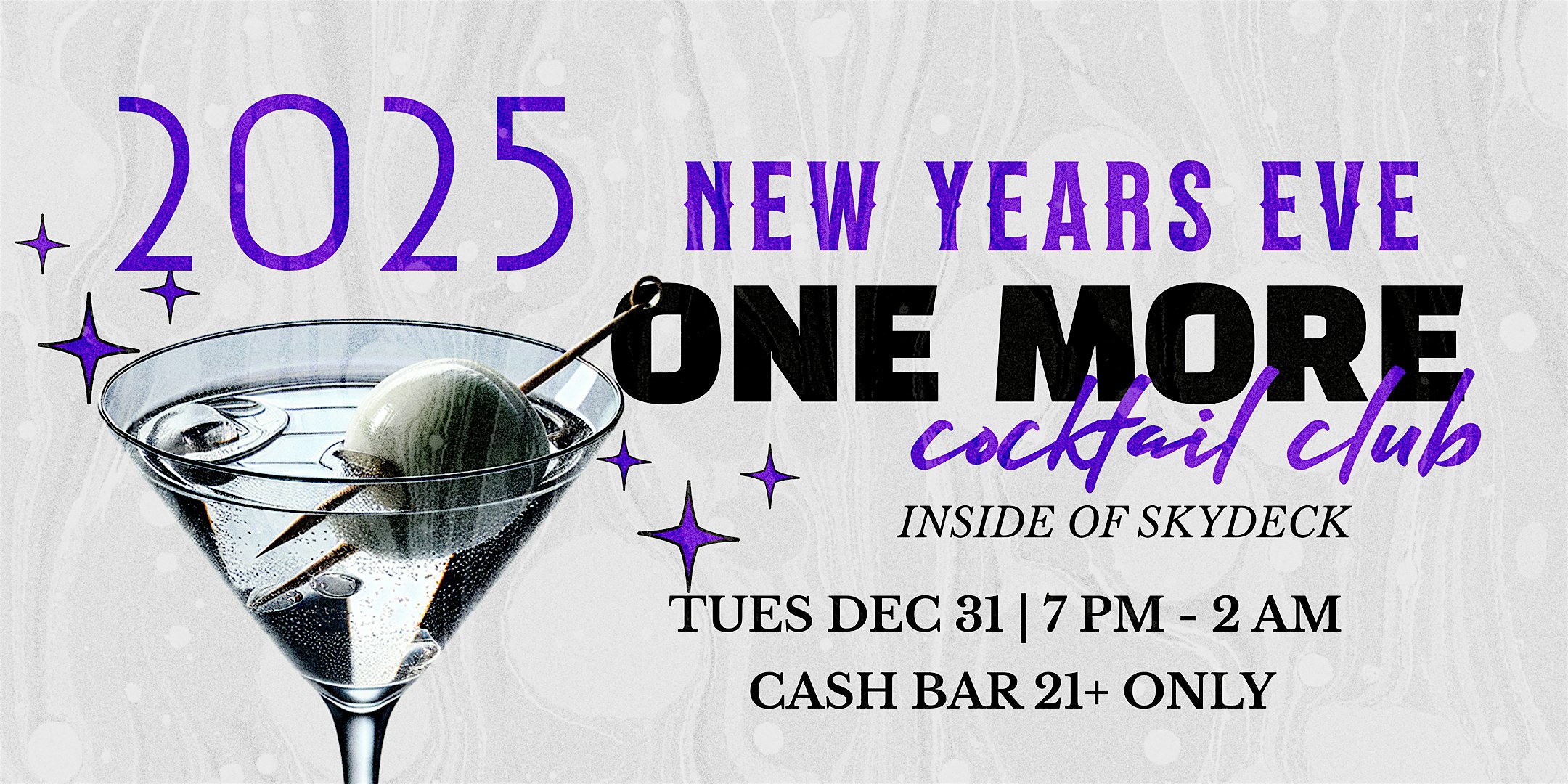 New Year’s Eve at One More Cocktail Club Presented by Get Out Presents – Nashville, TN