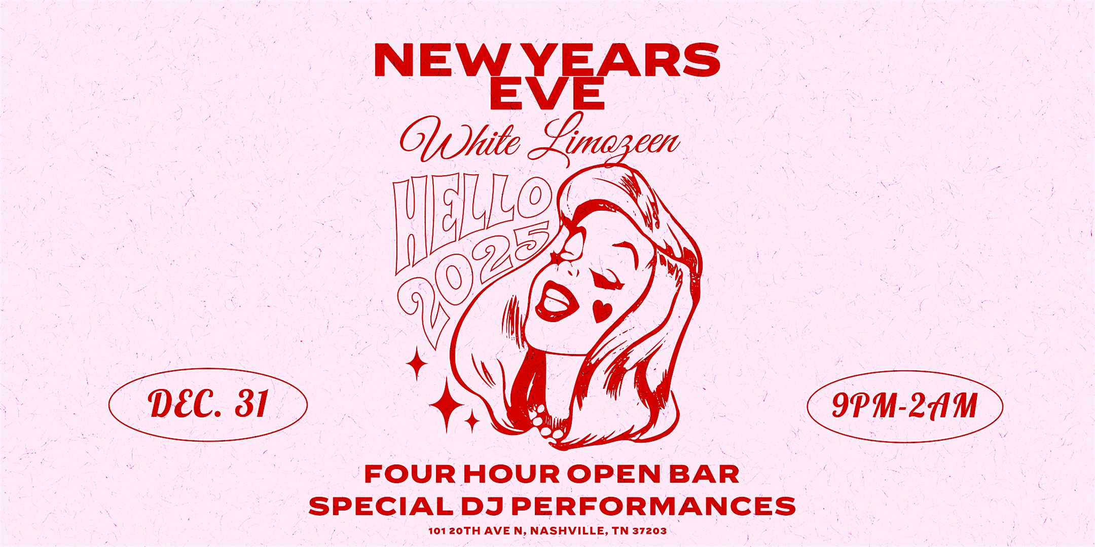 New Years 2025 at White Limozeen! by GET OUT PRESENTS – Nashville, TN