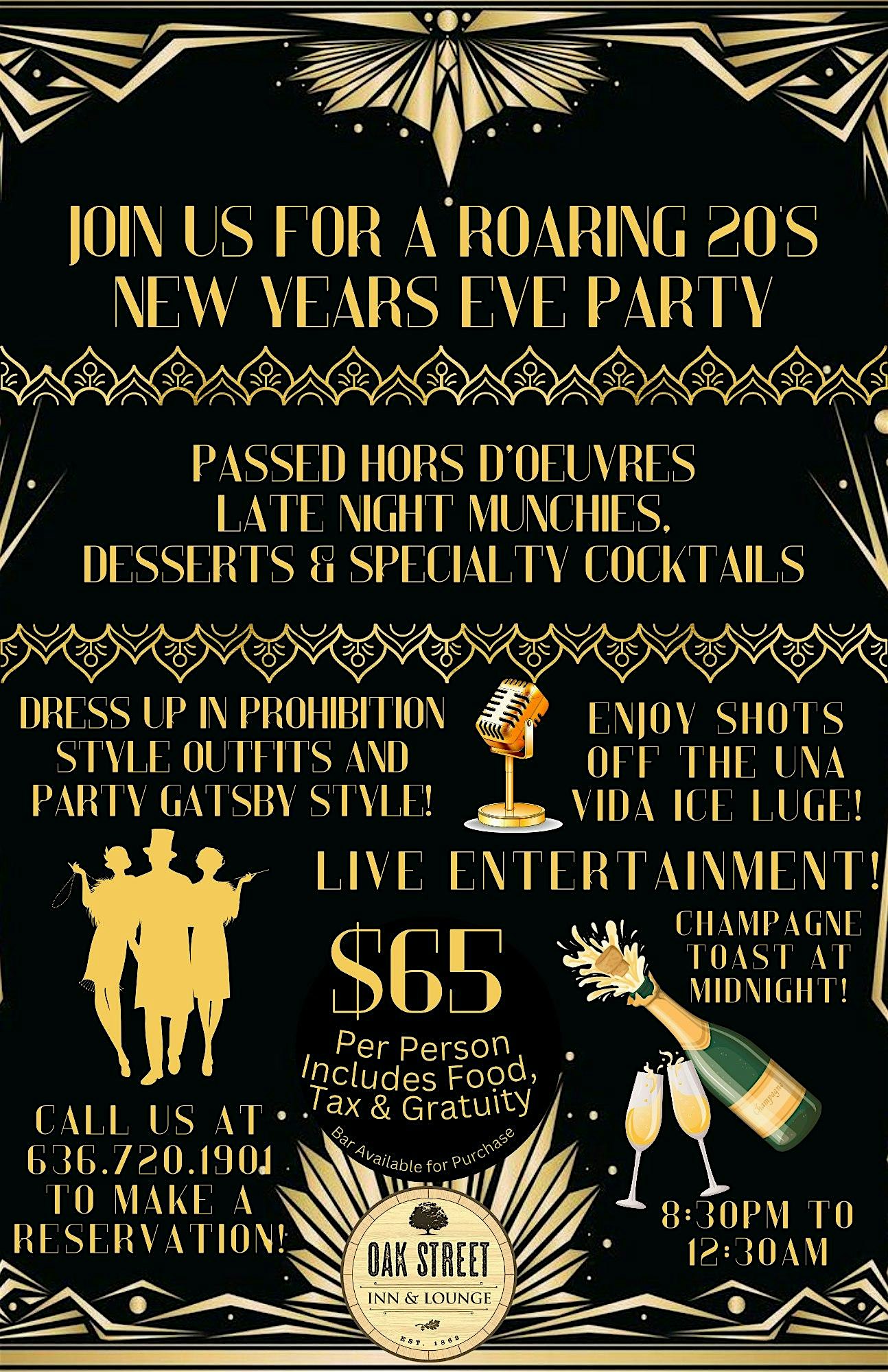 New Years Eve party at Oak Street – Cottleville, MO