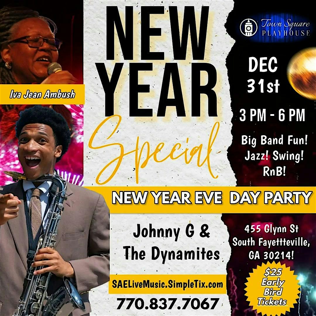 SPECIAL Before Dark NYE Day Party & Live Show! Jazz! Swing! Big Band Fun! – Fayetteville, GA