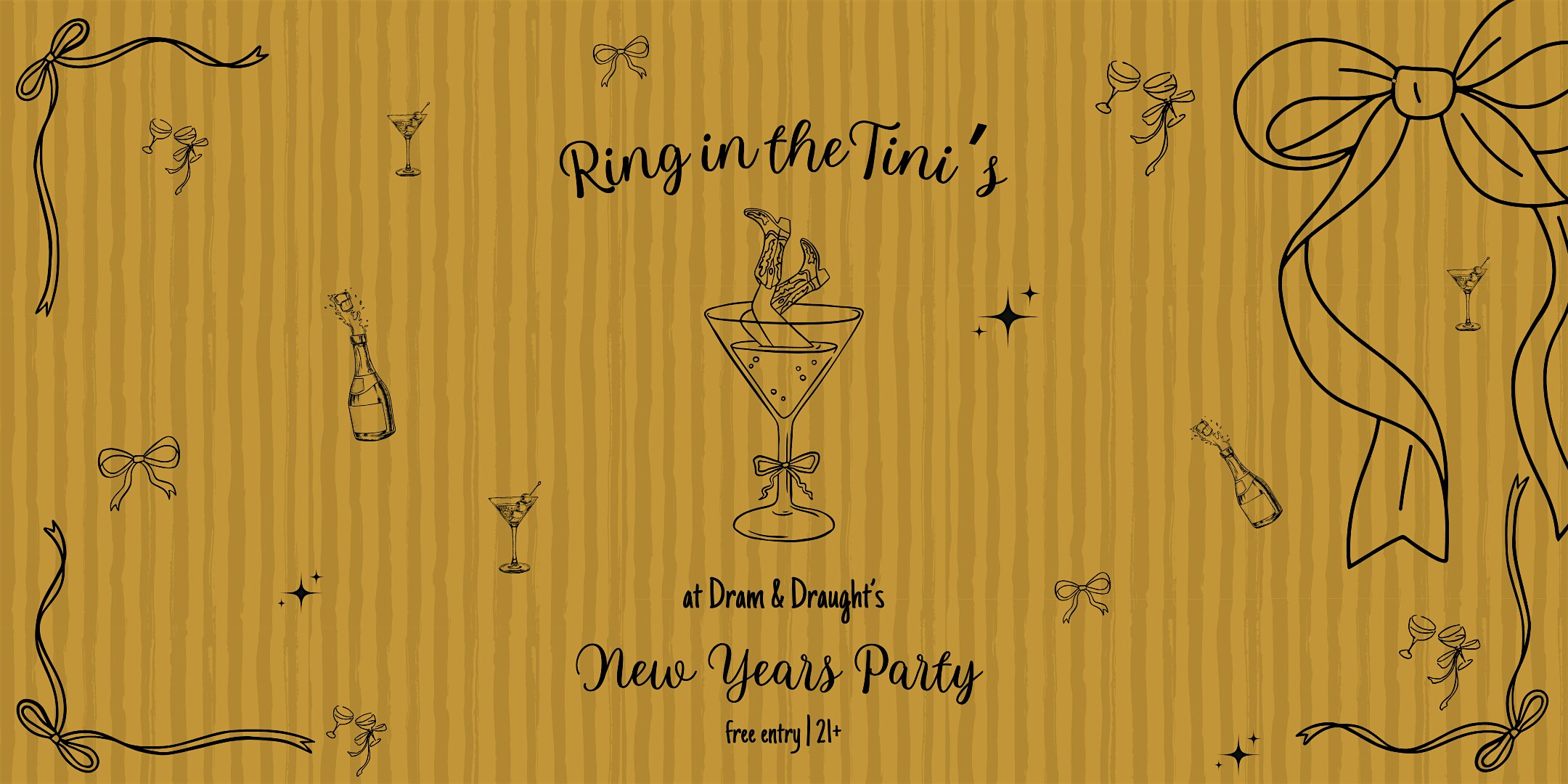 Ring in the Tini’s New Years Party at D&D Raleigh – Raleigh, NC