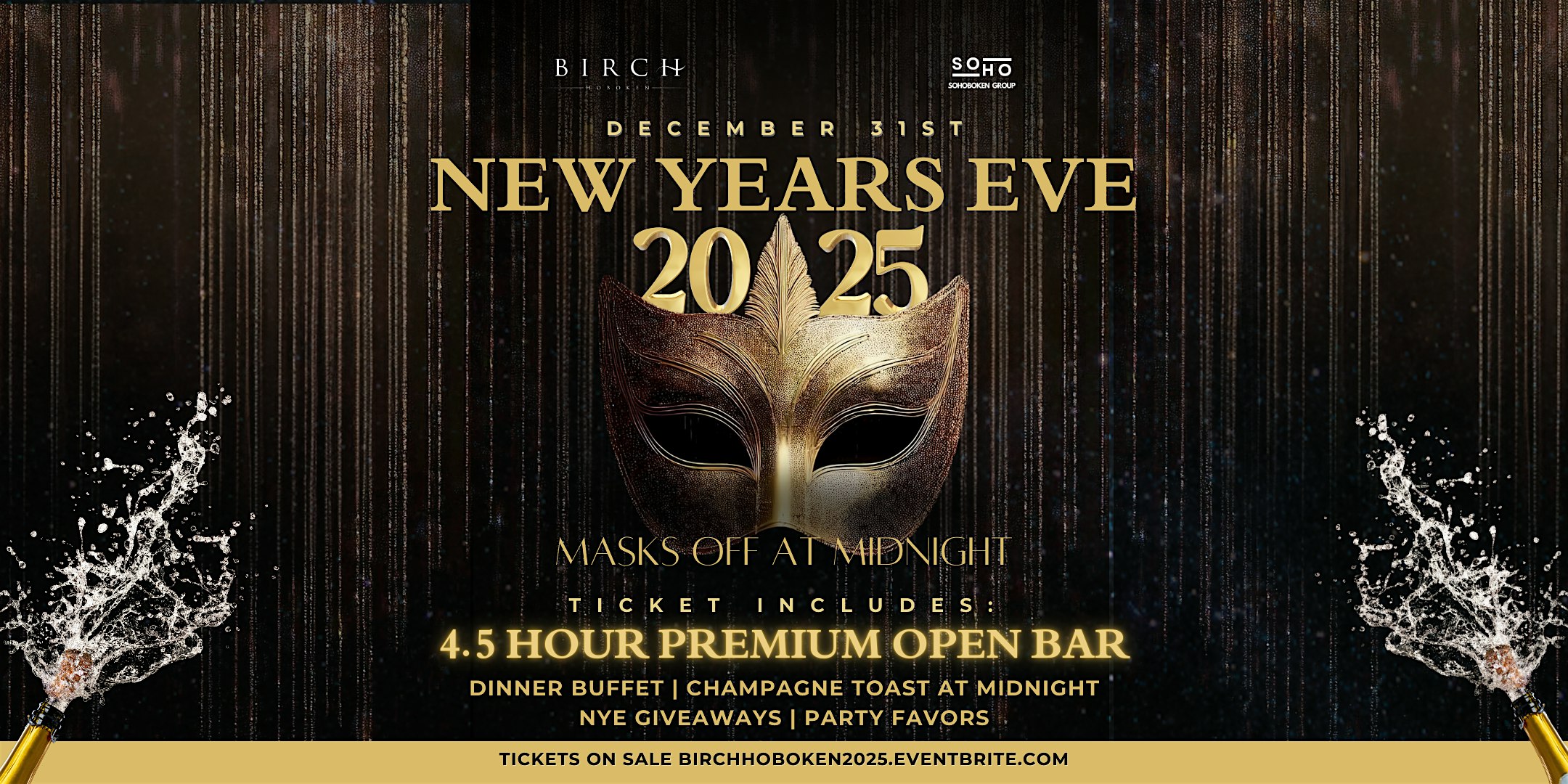 NYE 2025 AT BIRCH HOBOKEN – Hoboken, NJ