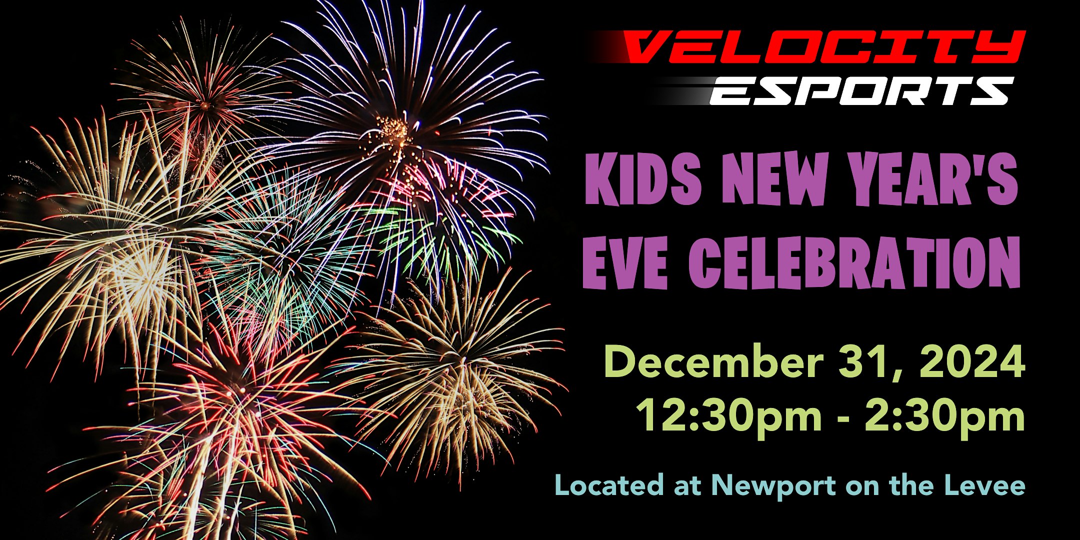 Kids New Years Eve Celebration at Velocity Newport – Newport, KY