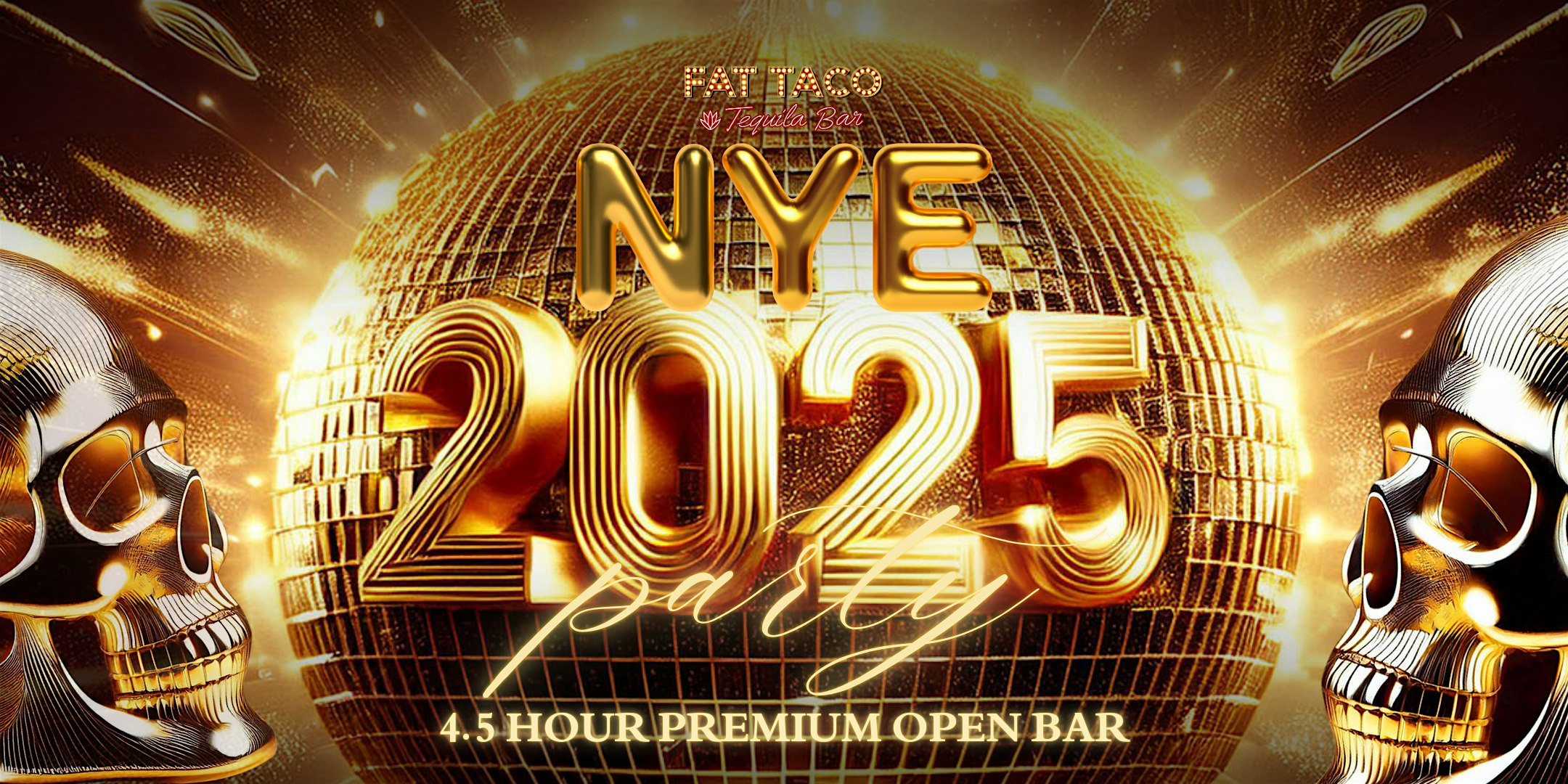 NYE 2025 AT FAT TACO HOBOKEN – Hoboken, NJ