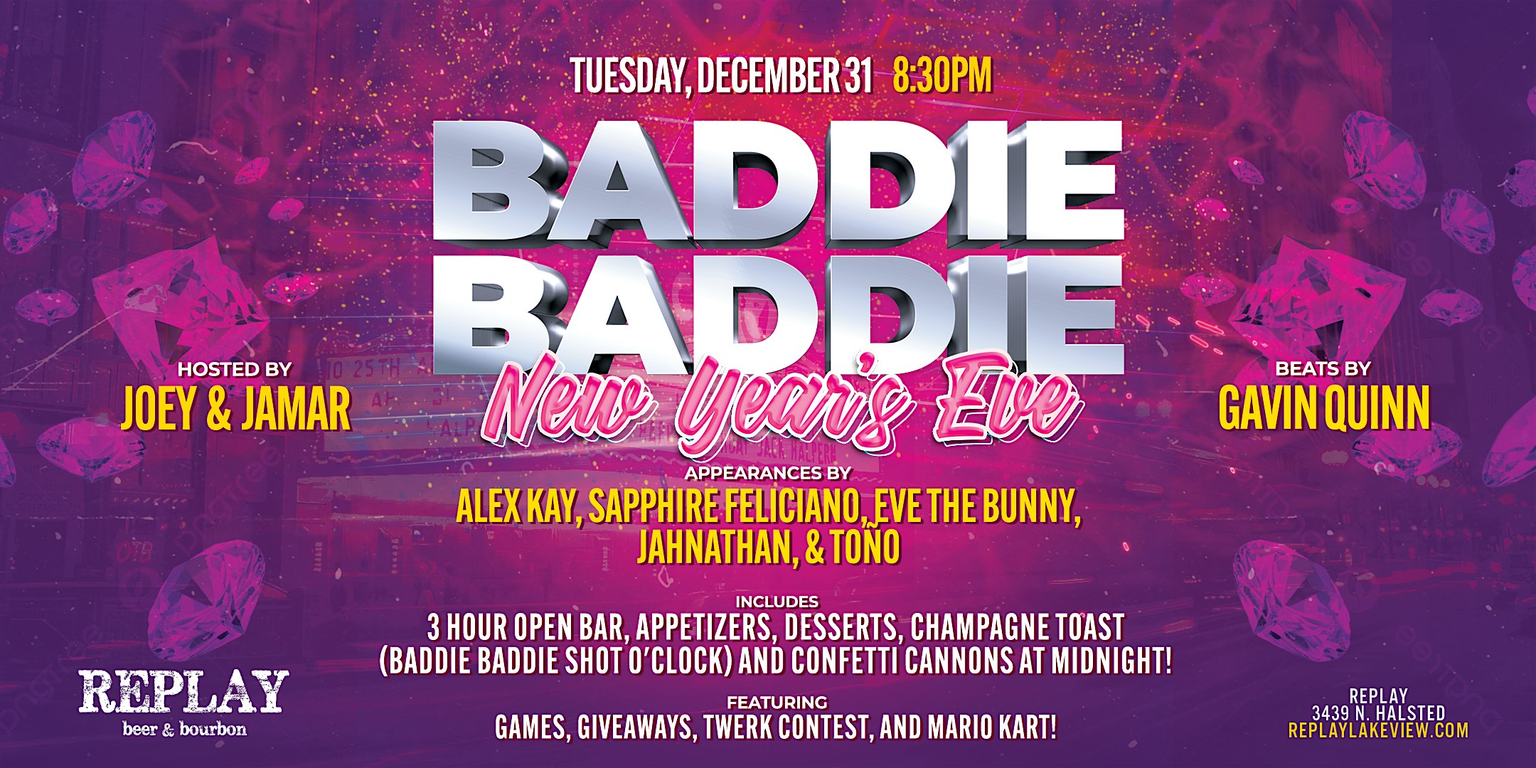 Baddie Baddie New Year’s Eve – Chicago, IL