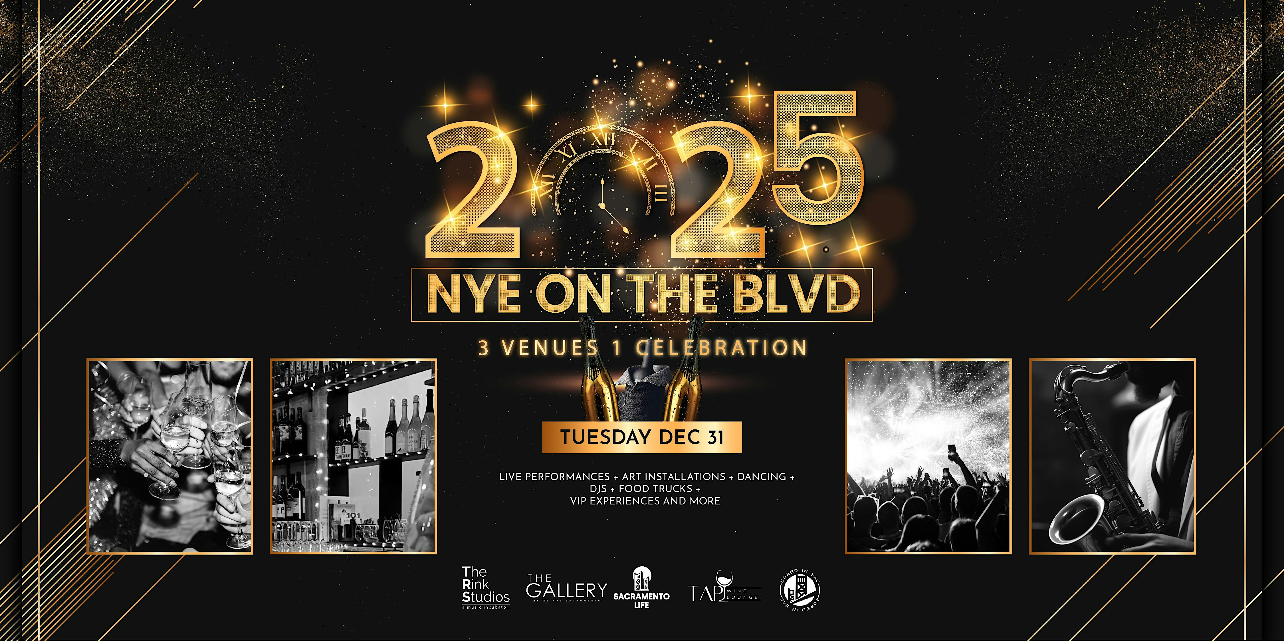 NYE on the BLVD – Sacramento, CA