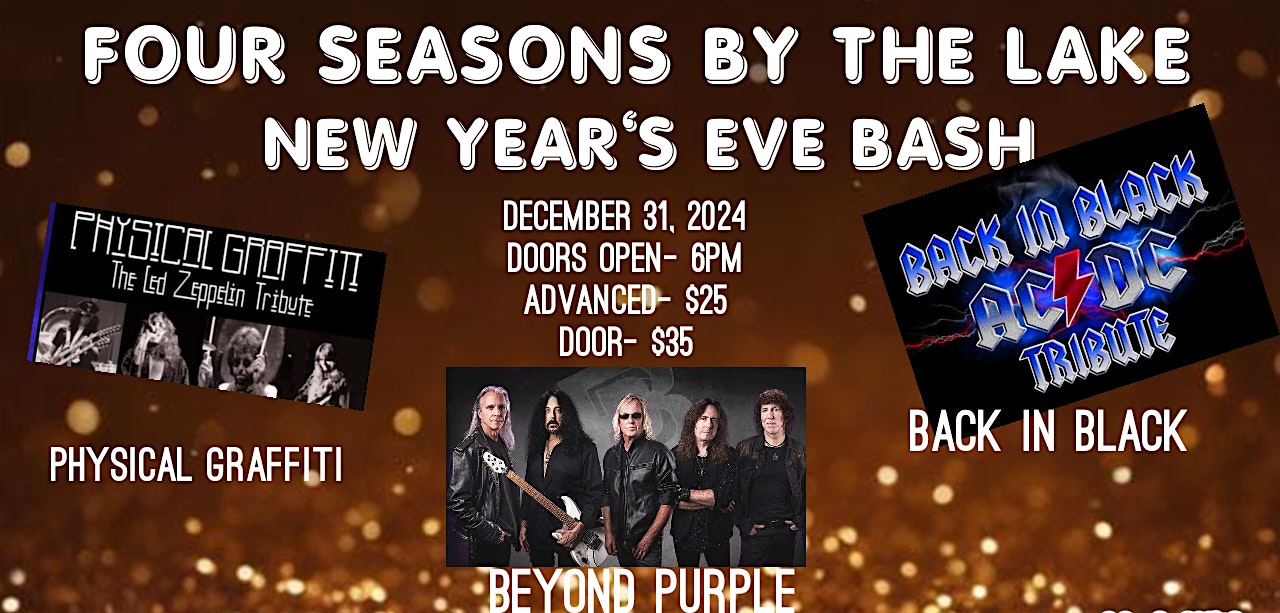 NYE BASH at FOURS SEASONS BY THE LAKE – Stafford, CT