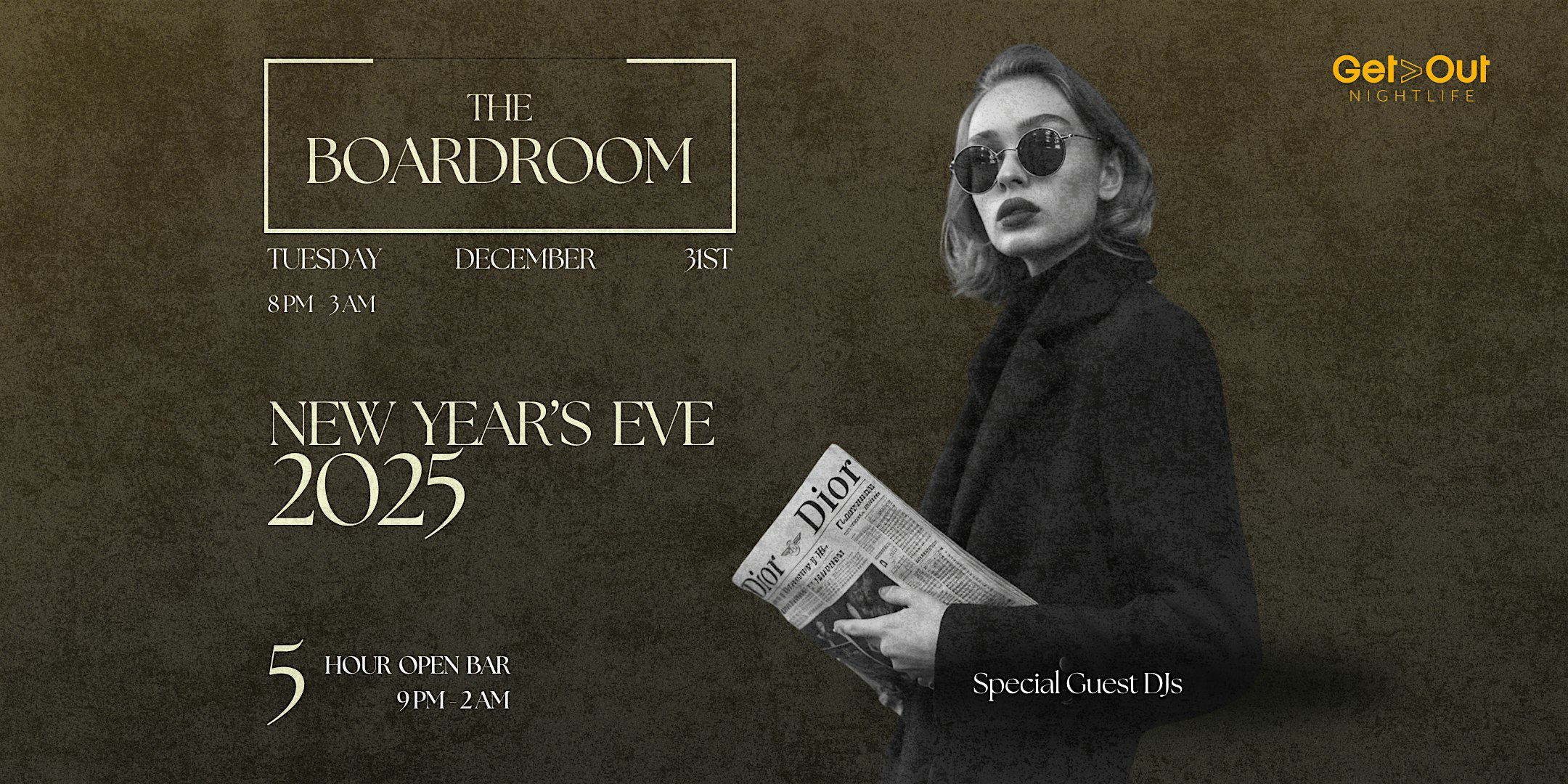 The Boardroom NYE 2025 Party – New York, NY