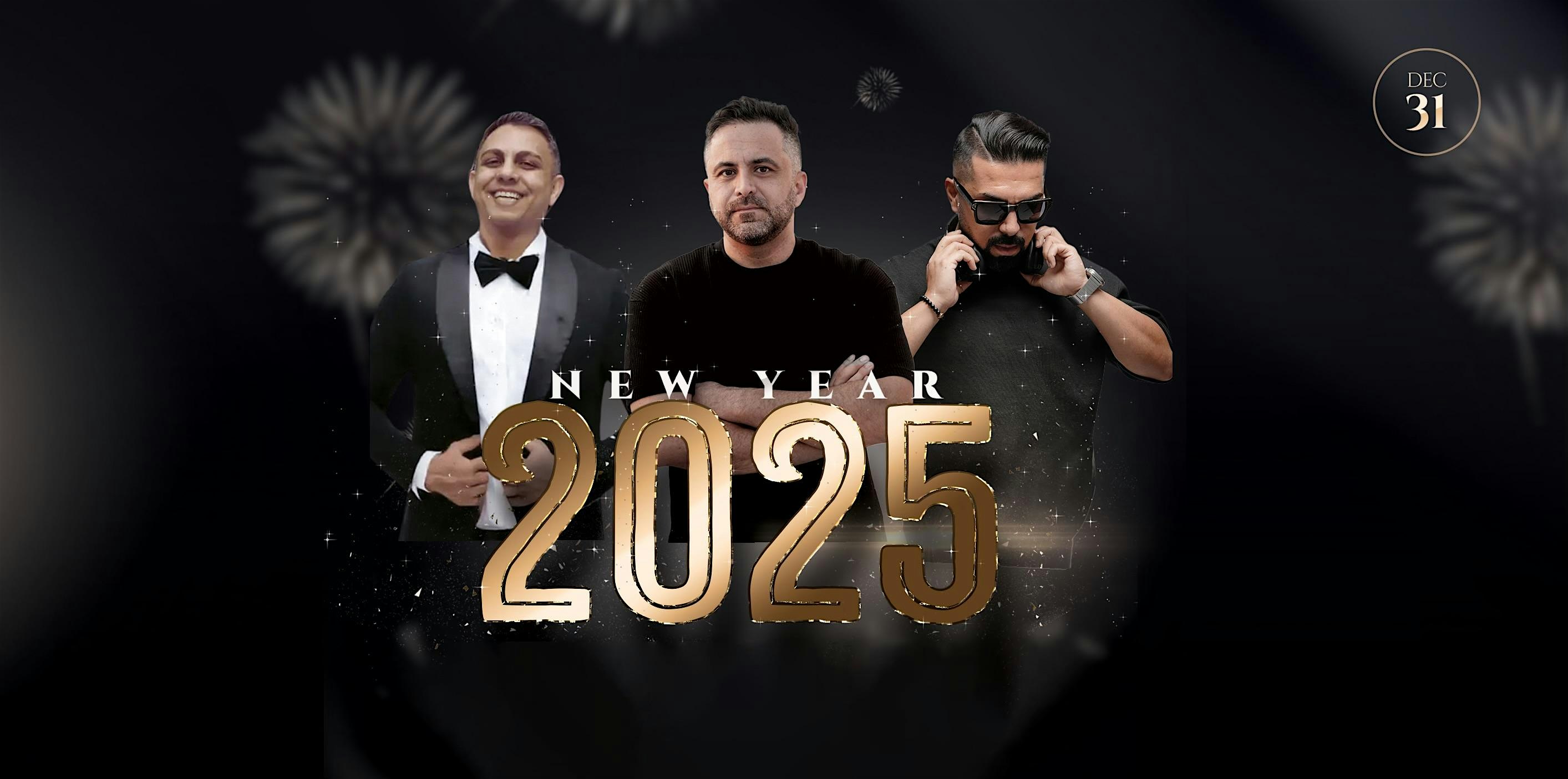 New Year’s Eve 2025 Gala – DJ Taba | DJ PS | Hosted by Arshia Kia – Herndon, VA