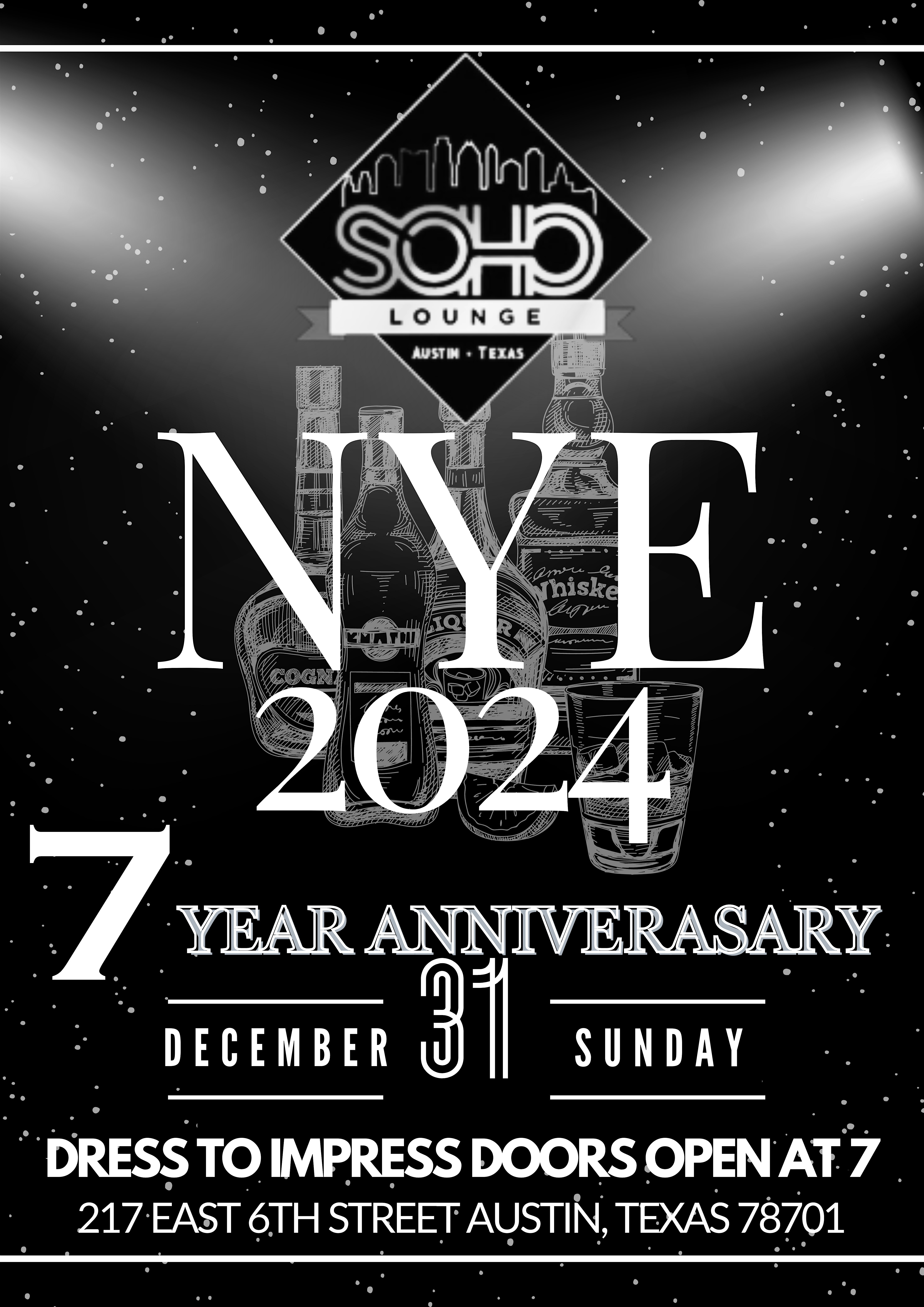 NYE SOHO LOUNGE 2024 – Austin, TX