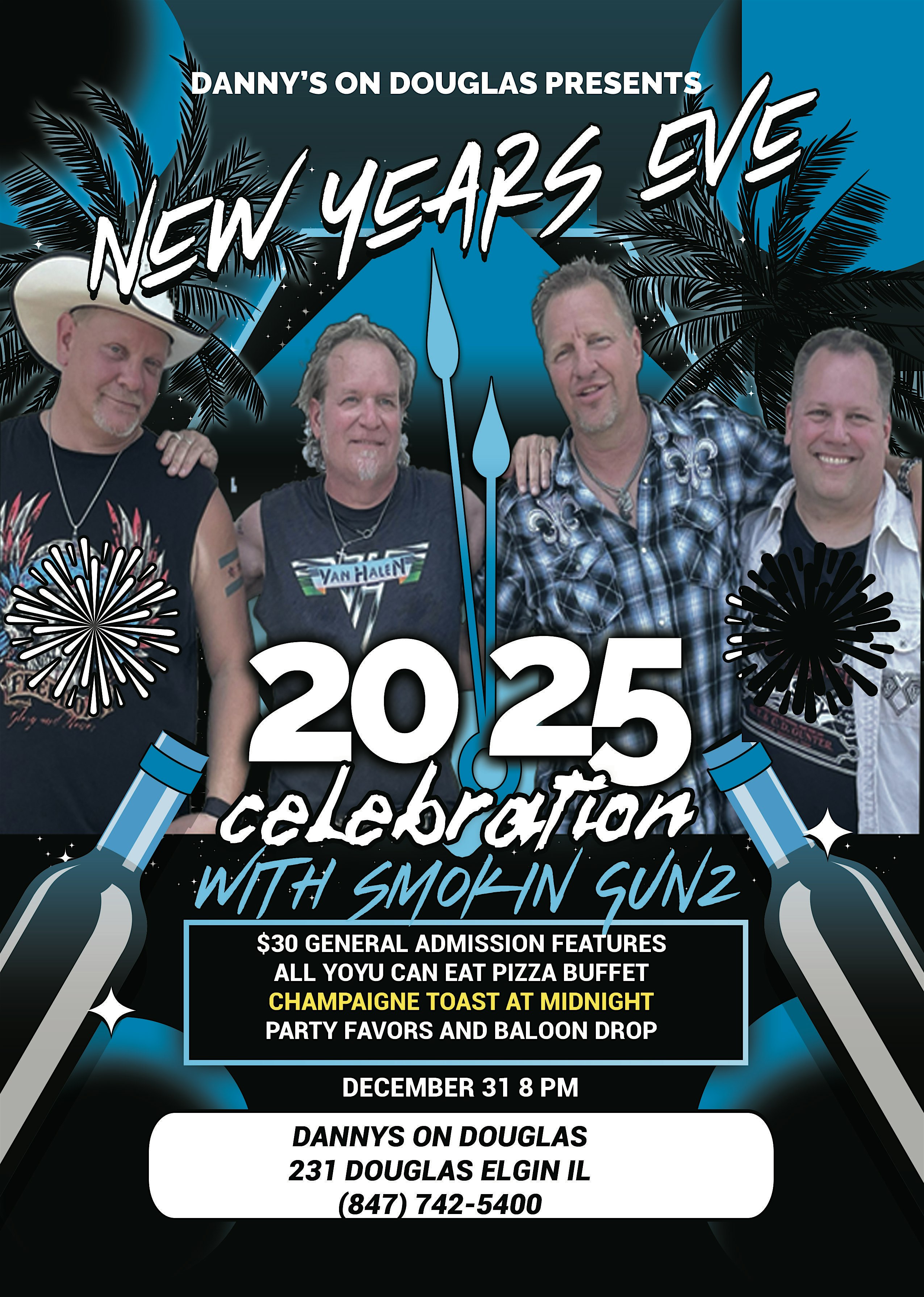 New Years Eve with Smokin Gunz! – Elgin, IL