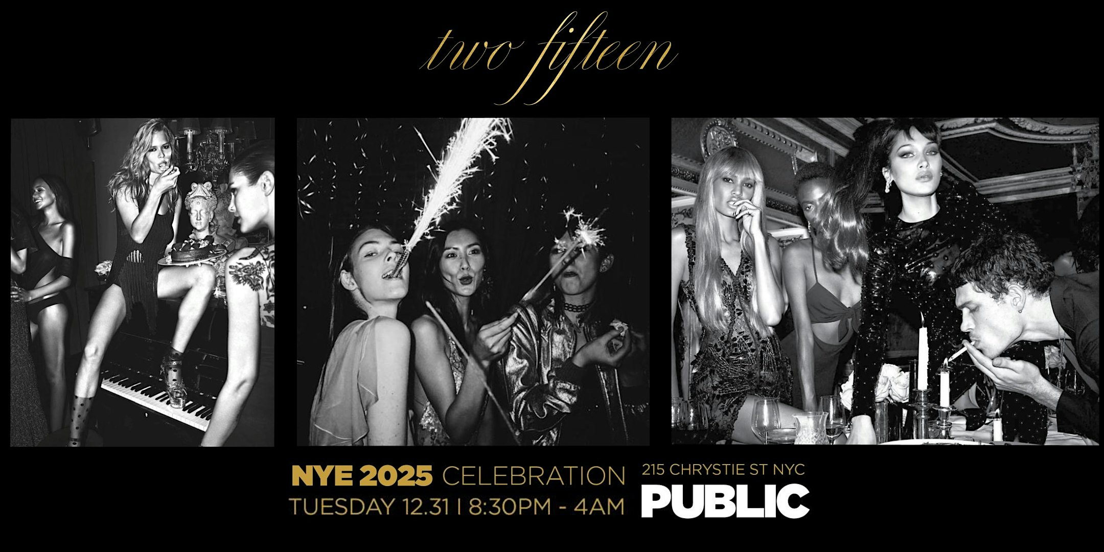 New Year’s Eve at PUBLIC Hotel: Two Fifteen – 4.5 Hours Premium Open Bar! – New York, NY