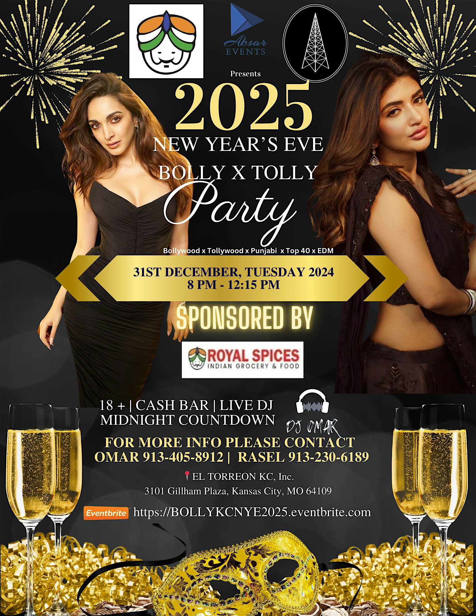 NYE BOLLY X TOLLY KANSAS CITY PARTY – Kansas City, MO